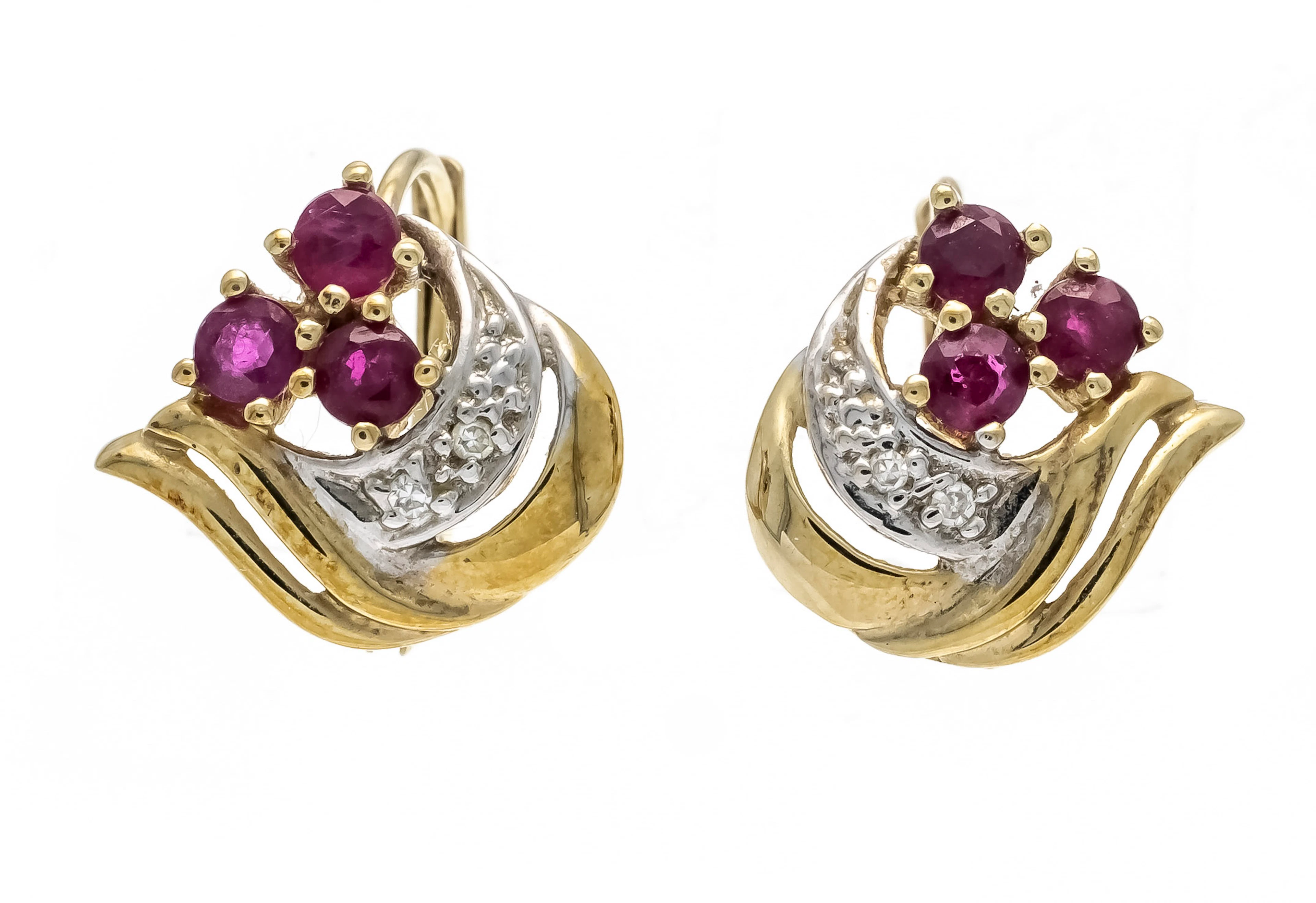 Rubin-Diamant-Ohrringe GG 333/000