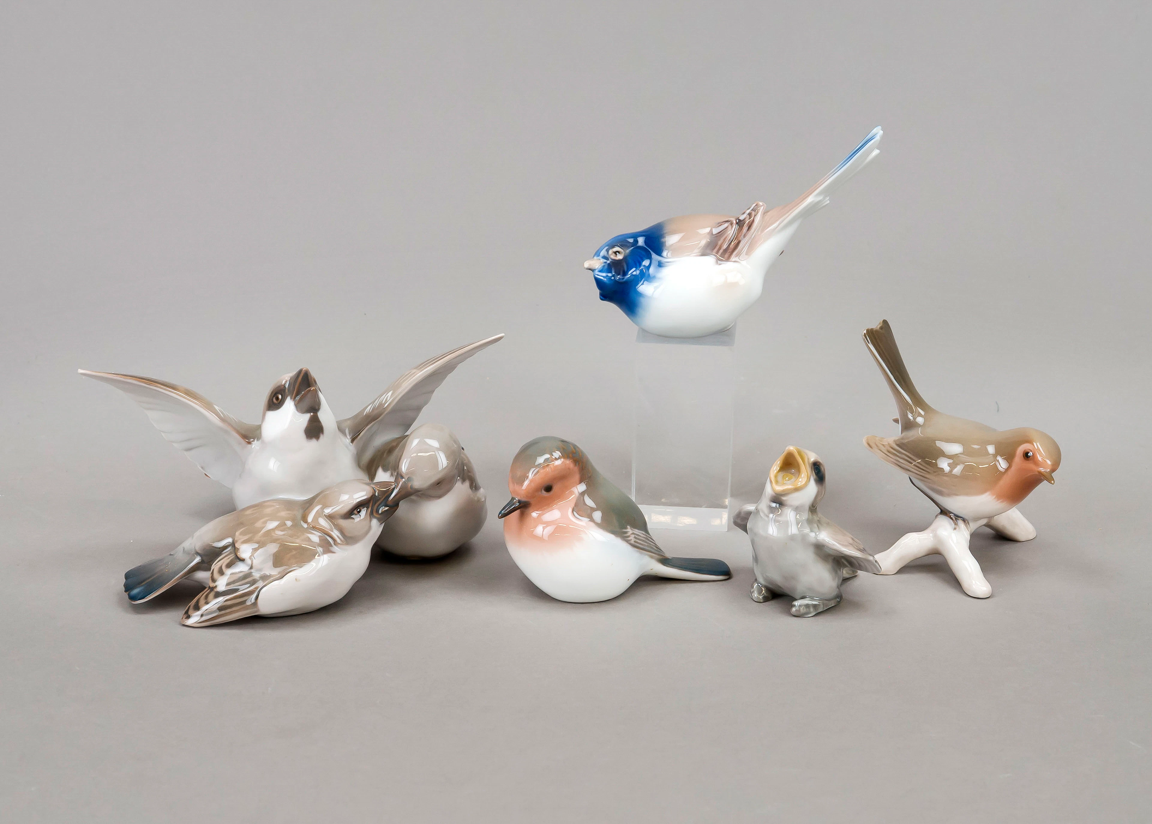 Fünf Vogelfiguren, B&G Kopenhagen