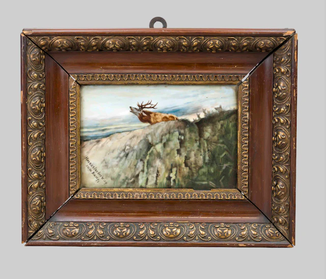 Bildplatte, Landschaft mit röhren