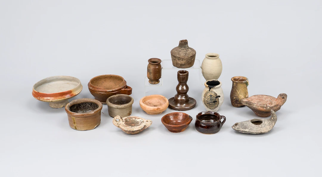 Konvolut Irdenware, 19. Jh. und ä