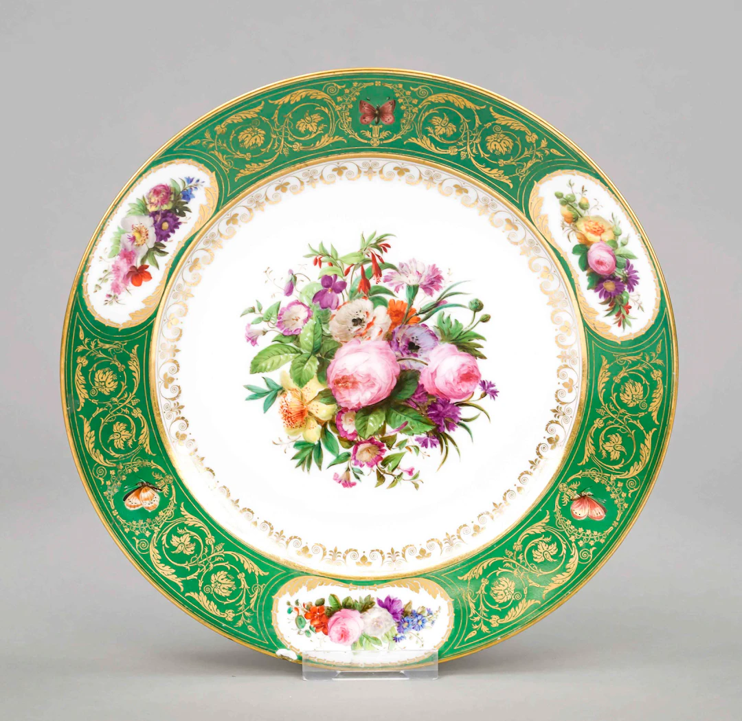 Teller, Sevres, Blaue Stempelmark