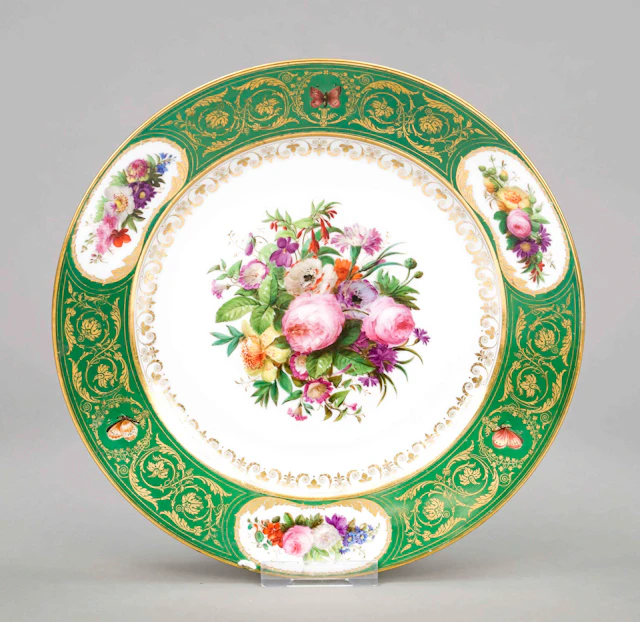 Teller, Sevres, Blaue Stempelmark
