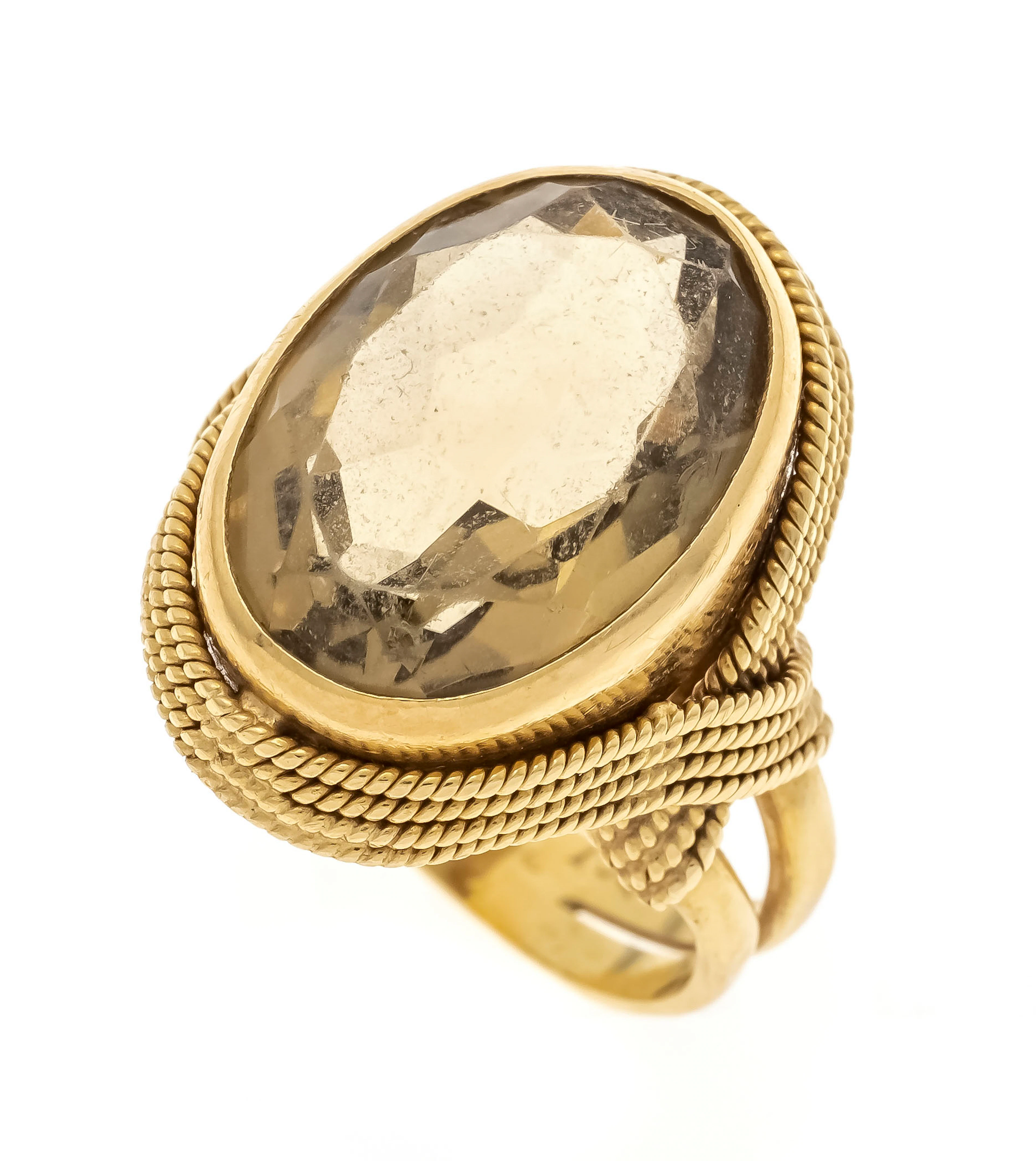 Rauchquarz-Ring GG 750/000 ungest.