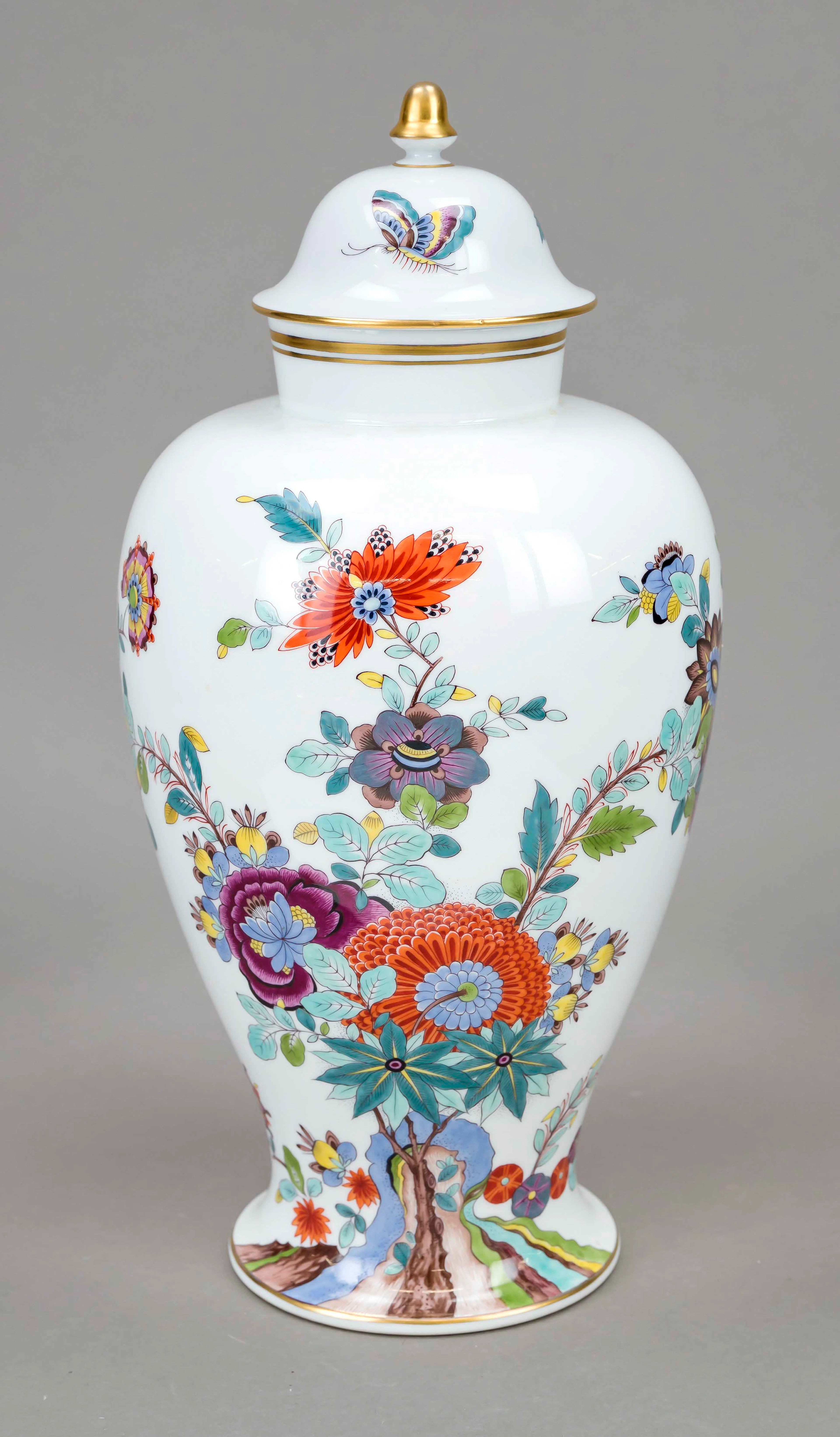 Große Deckelvase, Meissen, nach 1