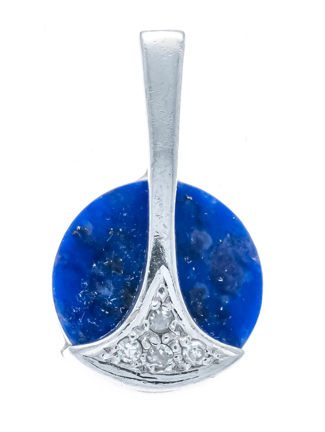 Lapislazuli-Diamant Design-Anhäng