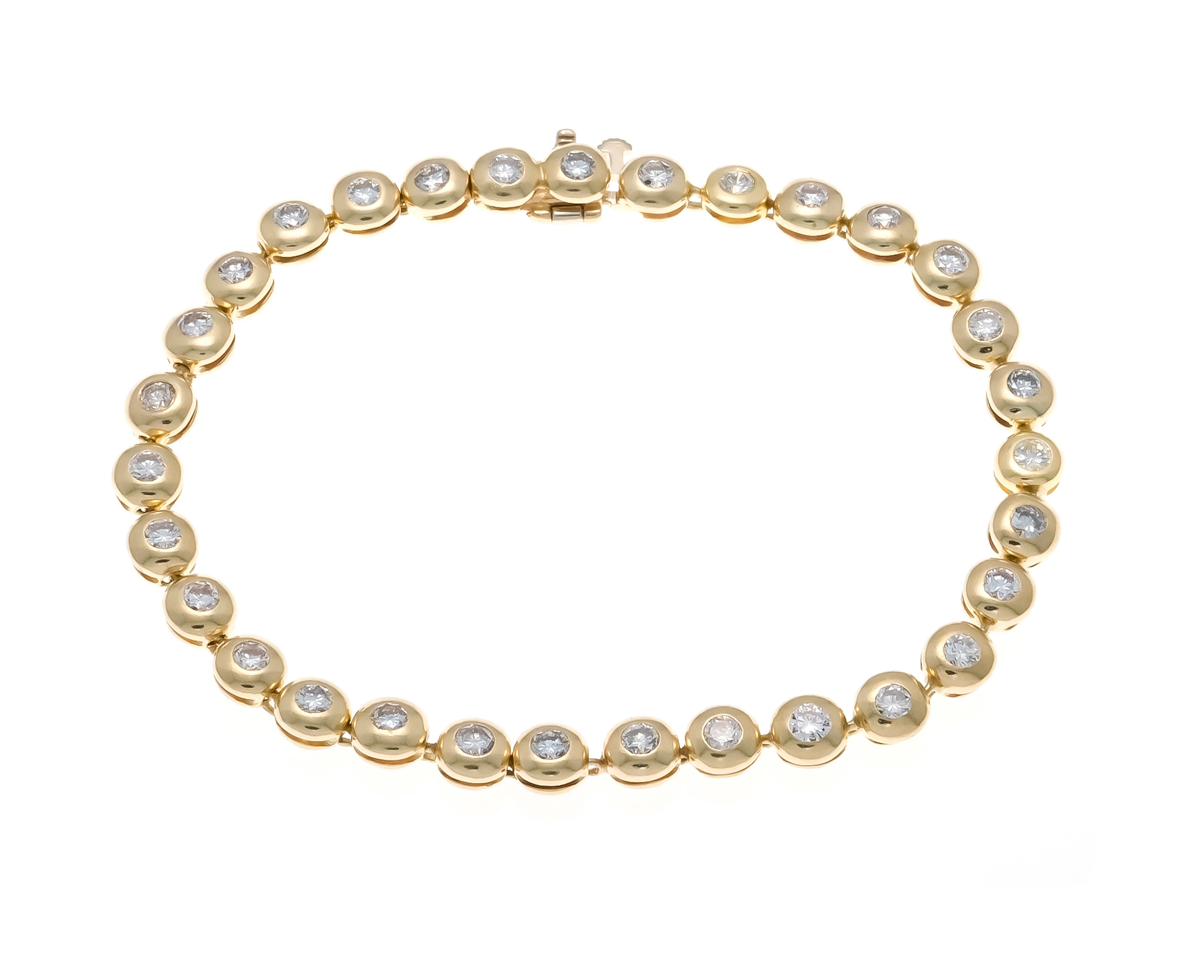 Riviere Brillant Armband GG 585/0