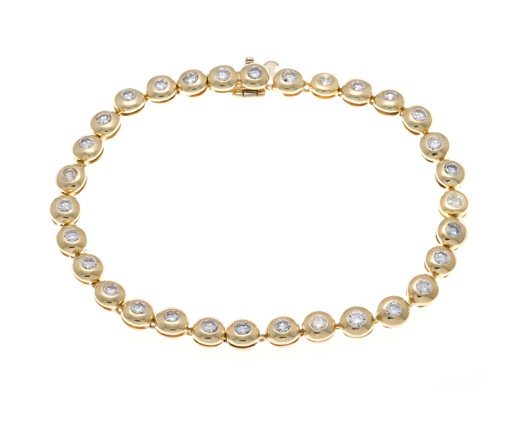 Riviere Brillant Armband GG 585/0