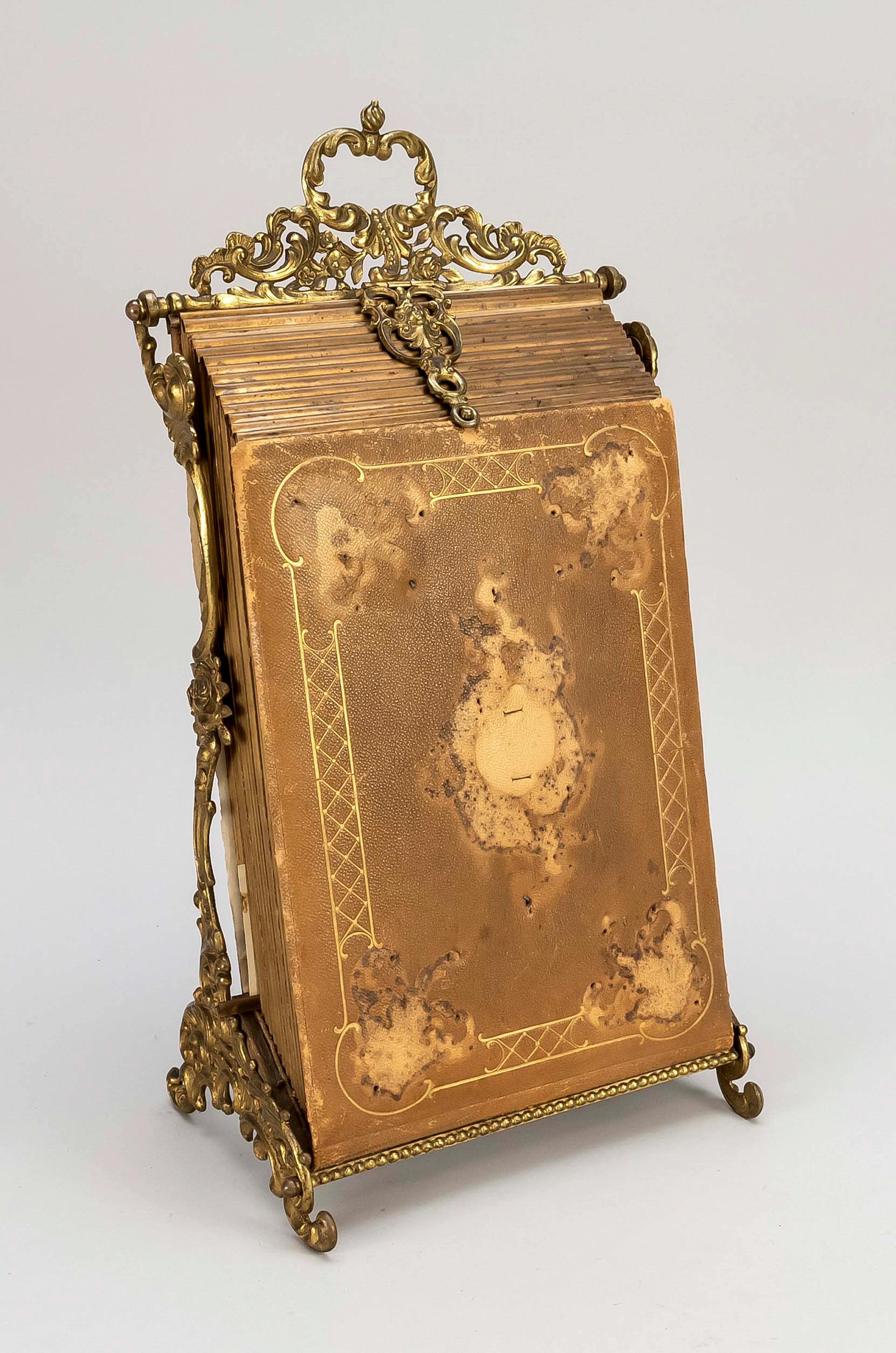 Historismus-Stand-Fotoalbum um 18