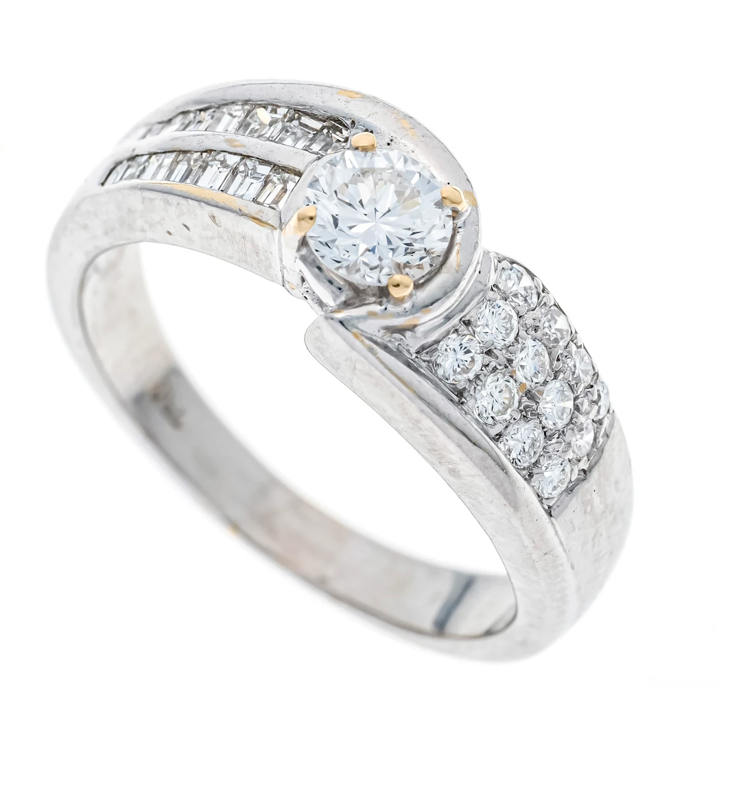 Brillant-Ring WG/GG 750/000 mit e