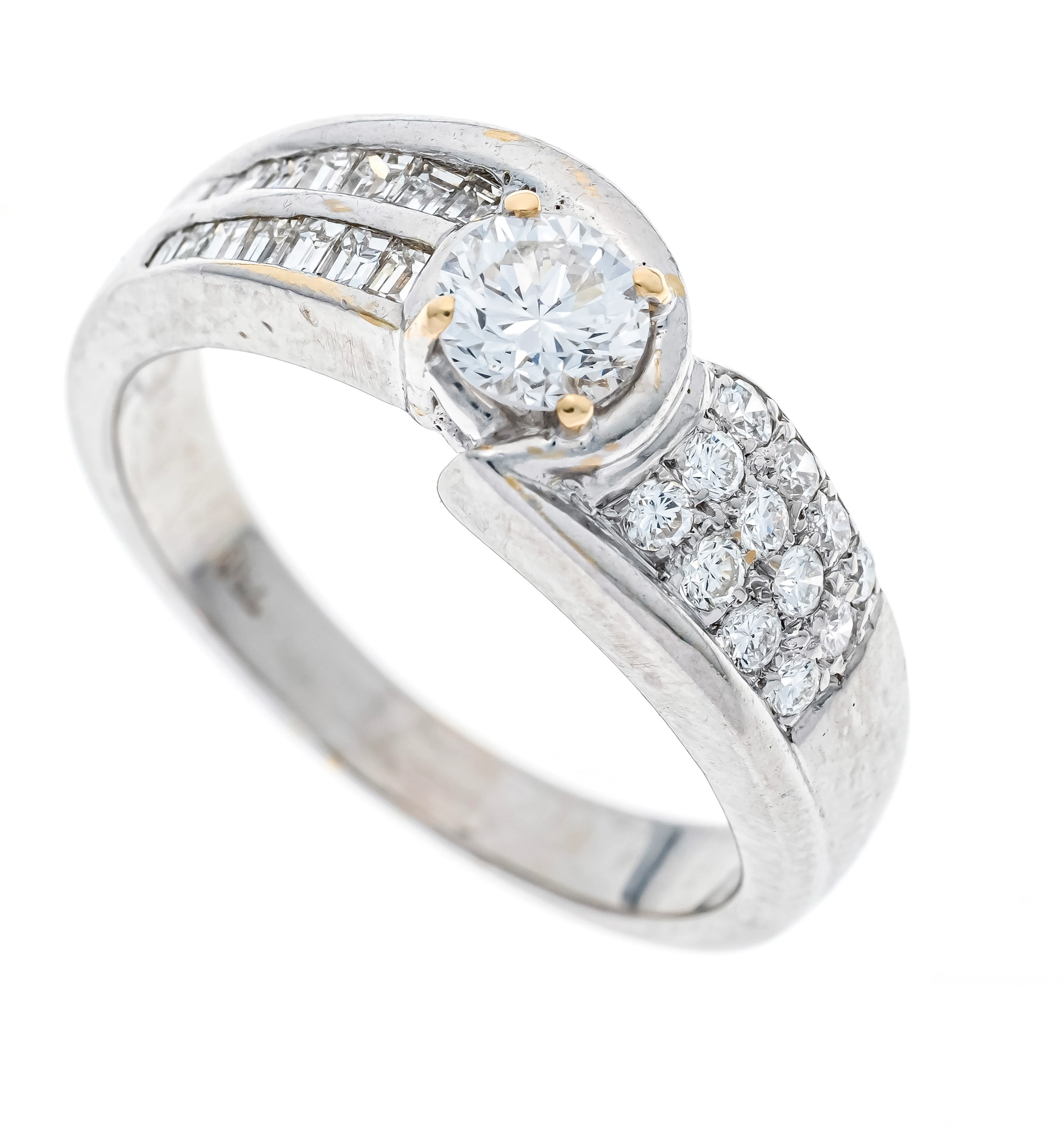 Brillant-Ring WG/GG 750/000 mit e