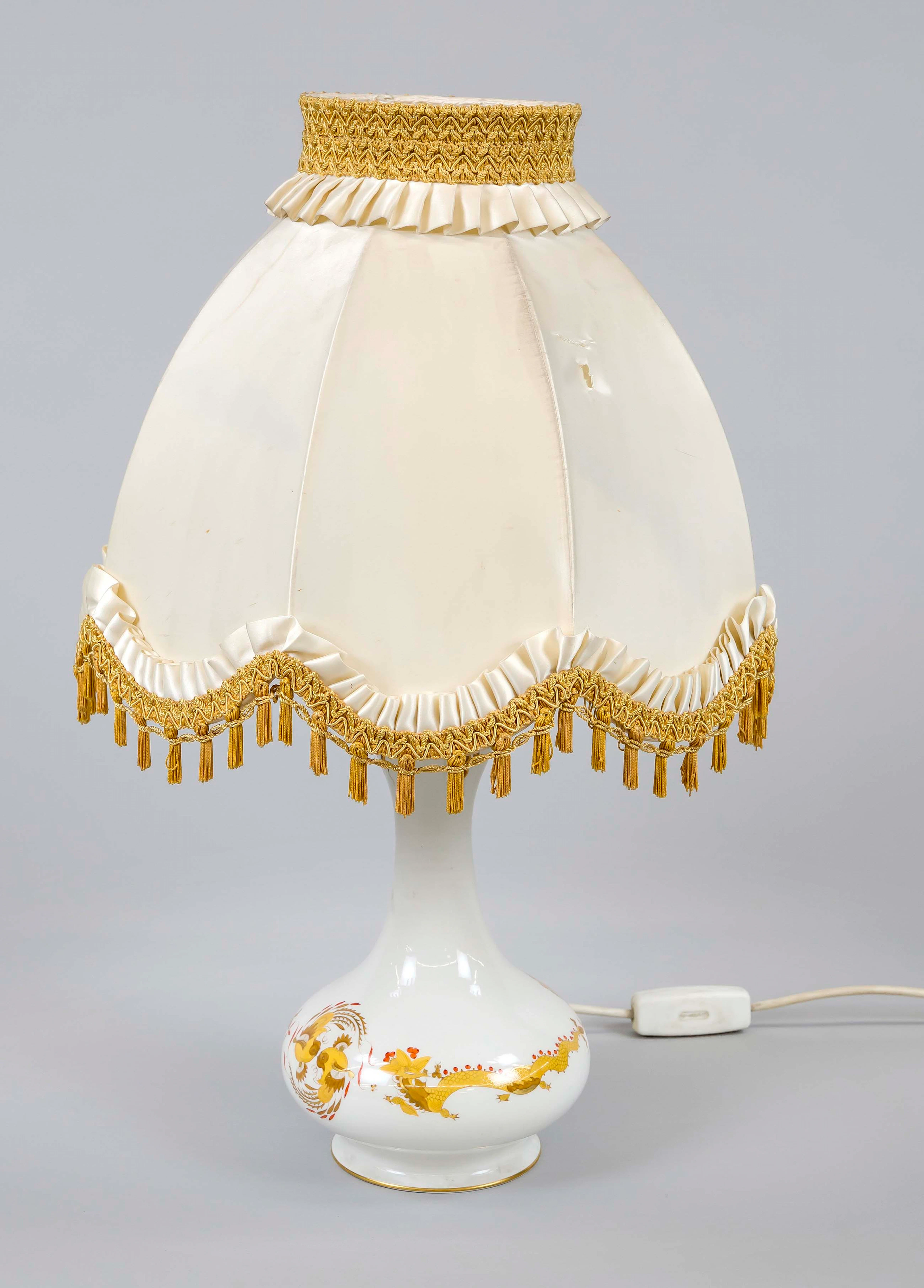 Tischlampe, Meissen, Marke 1924-1