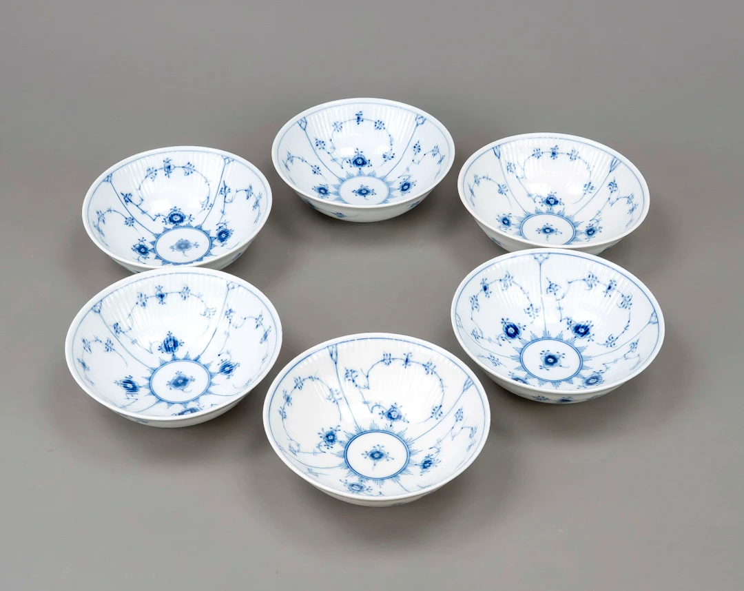 Sechs Dessertschalen, Royal Copen