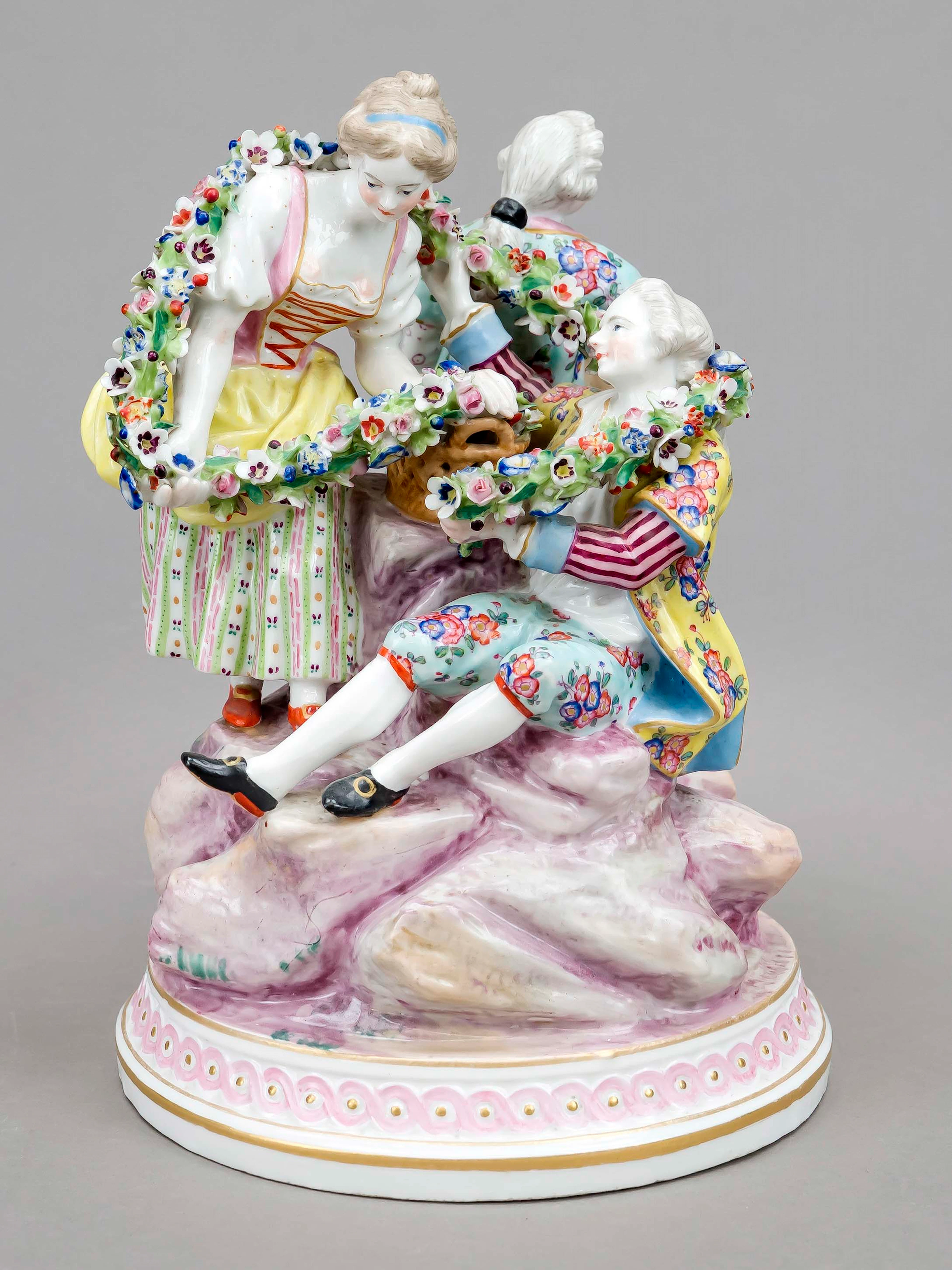 Gärtnergruppe, Drei Figuren mit B