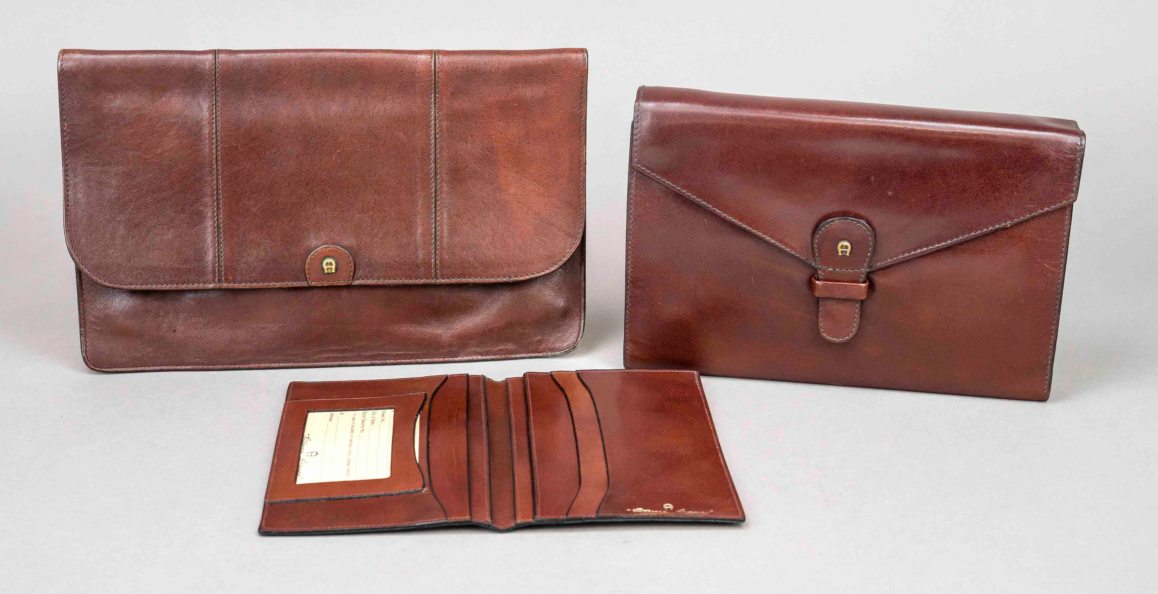 Aigner, 2 Vintage Dokumententasch