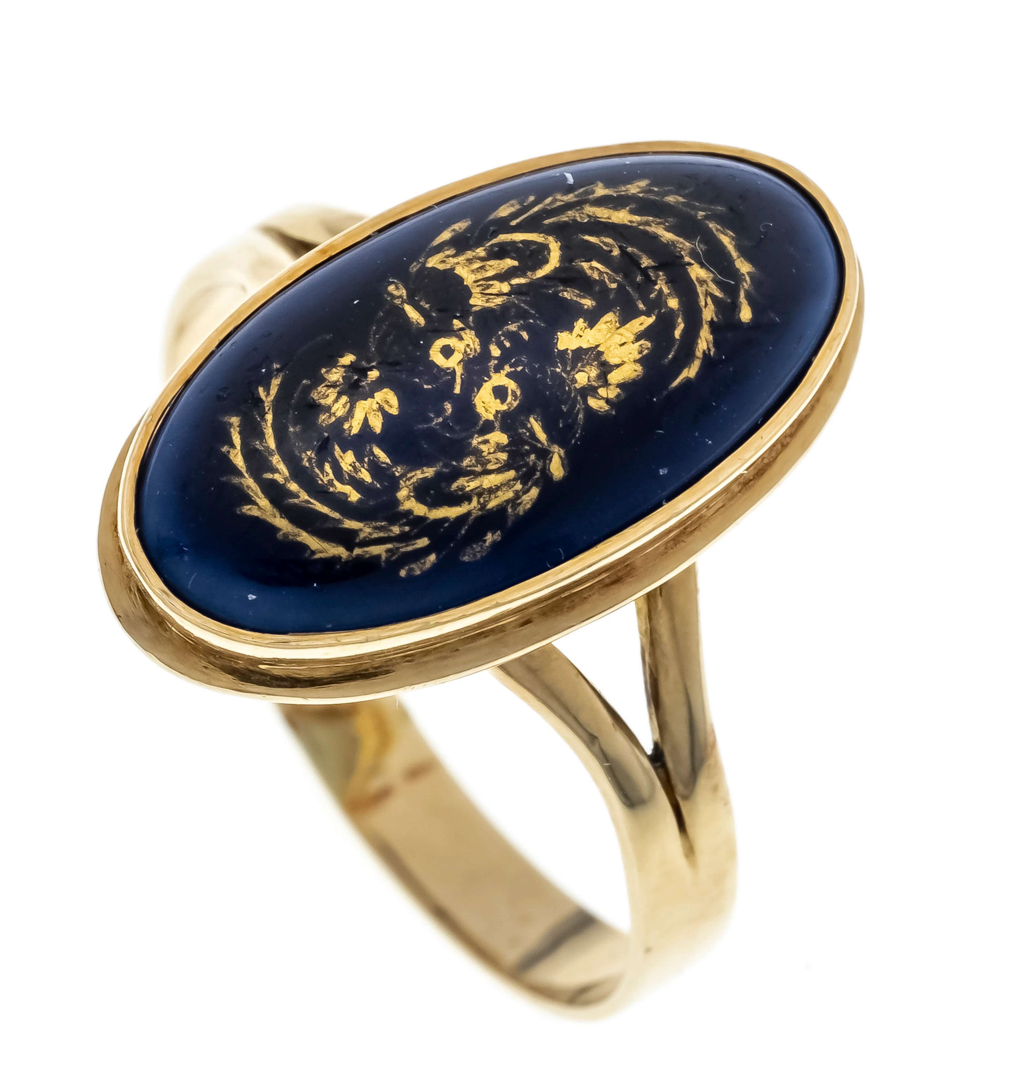 Meissen Porzellan-Ring GG 585/000