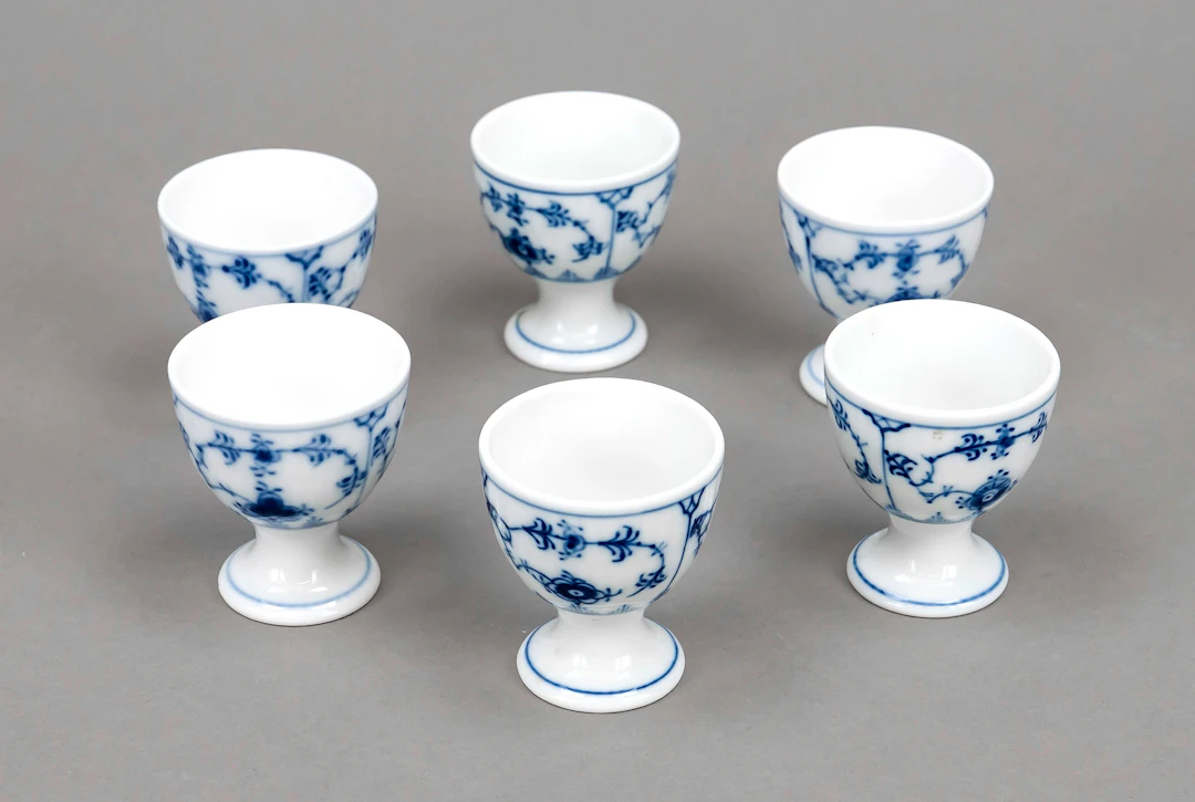 Sechs Eierbecher, Royal Copenhage