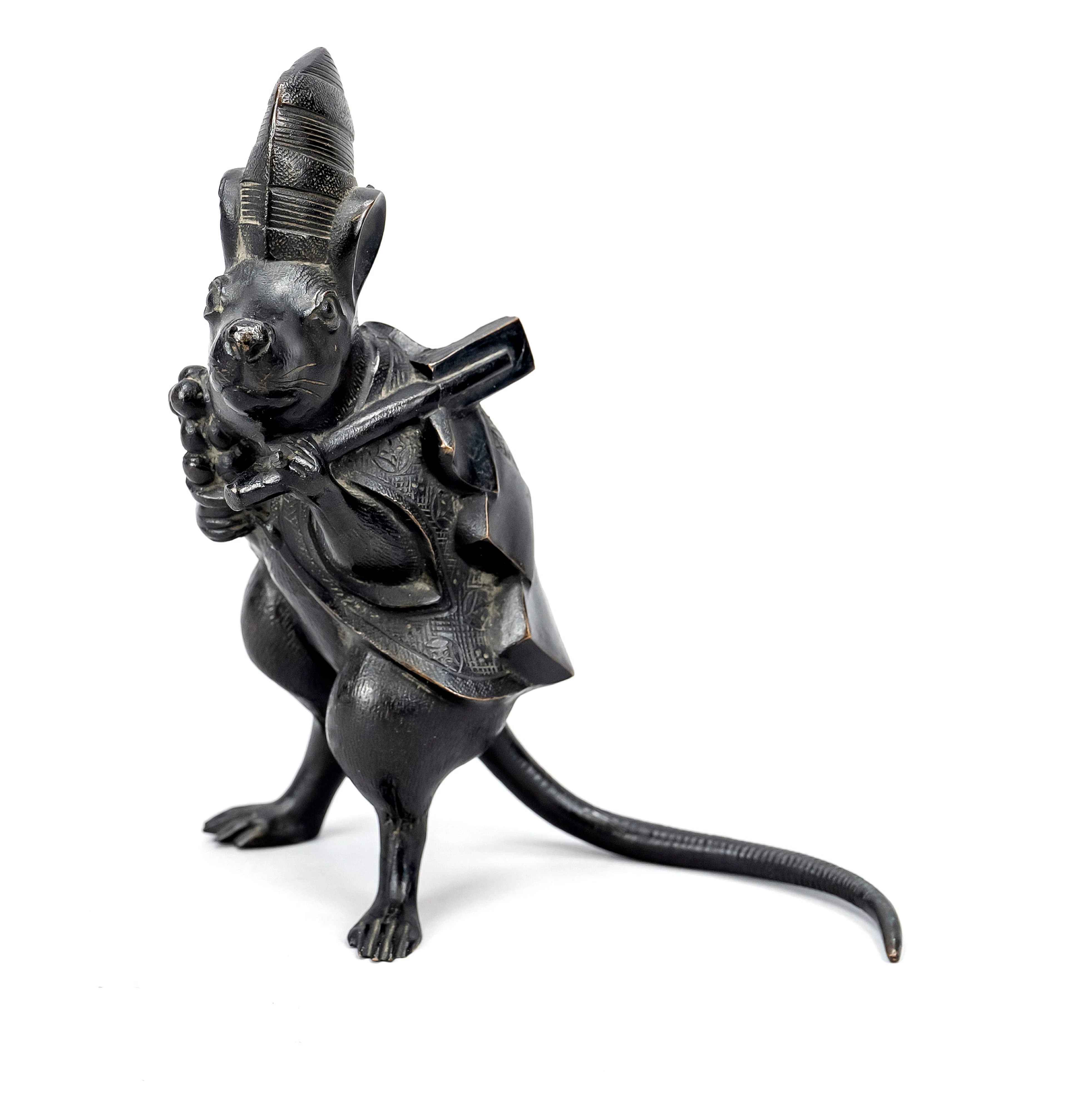 Ratte als Sambasotänzer mit Mütze
