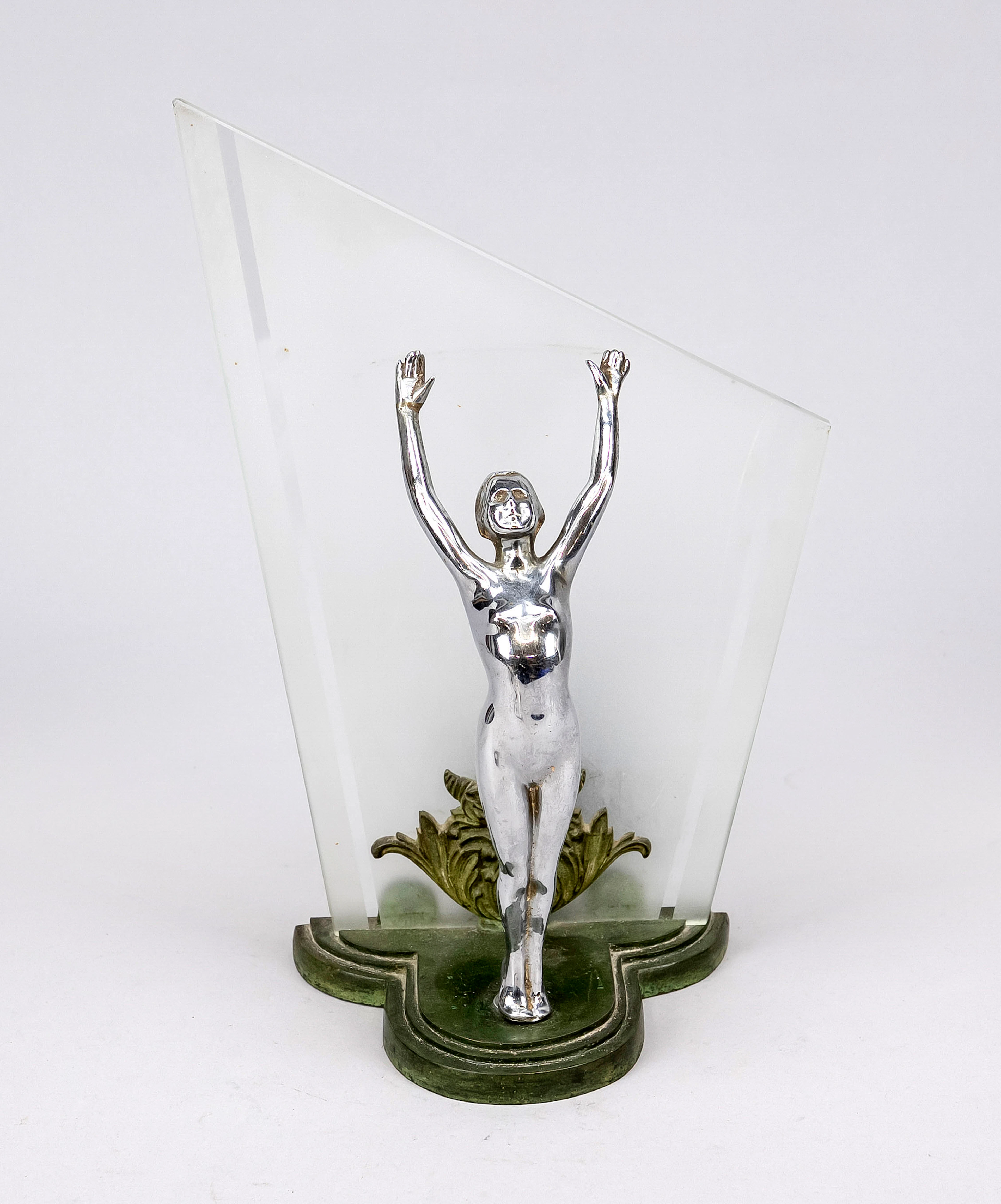 Figürliche Tischlampe Art Deco, 2