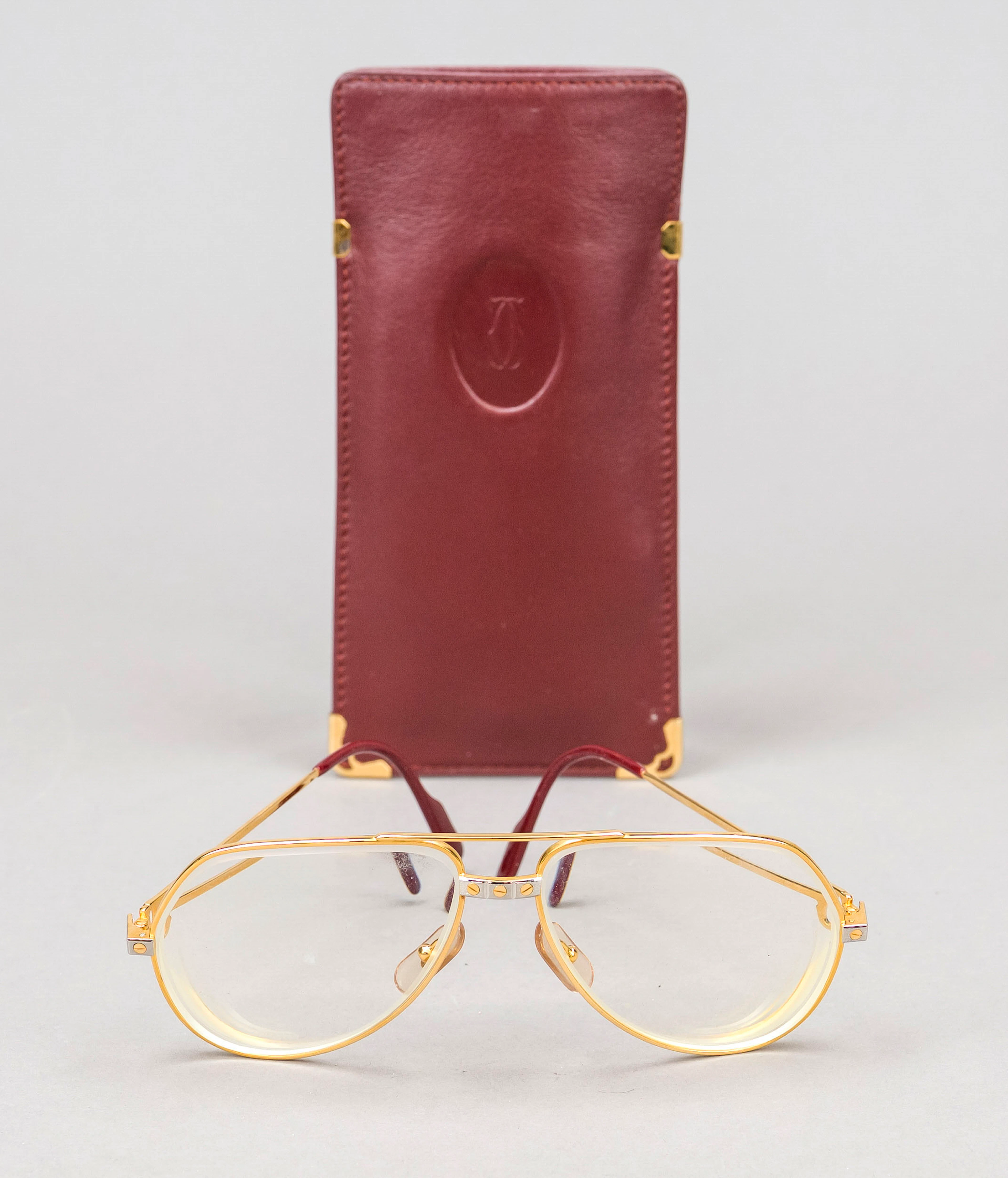 Cartier, Lesebrille, schmales gol