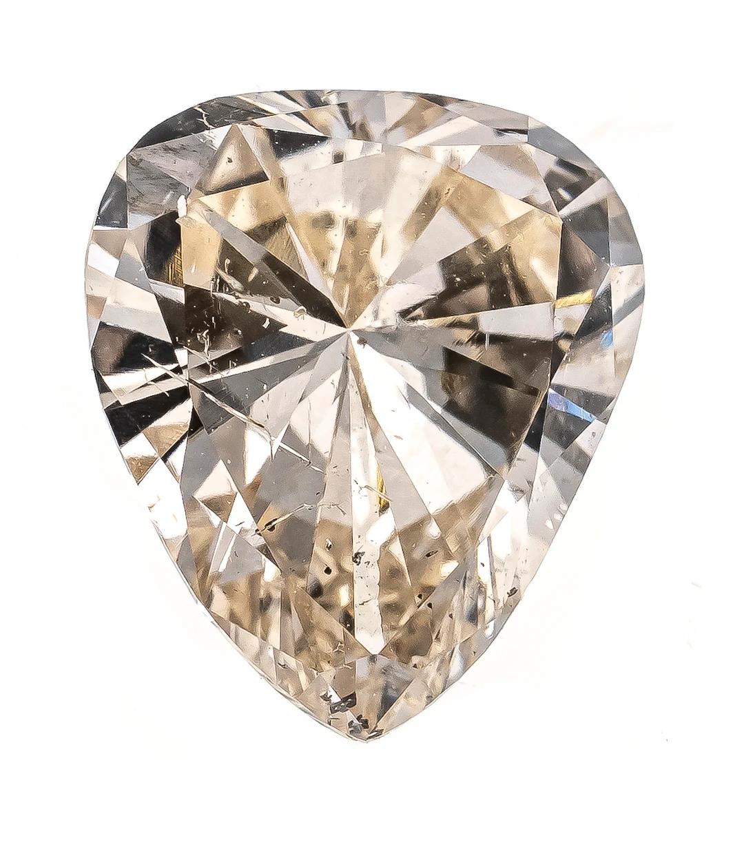 Diamant-Tropfen 1,64 ct getönt (b