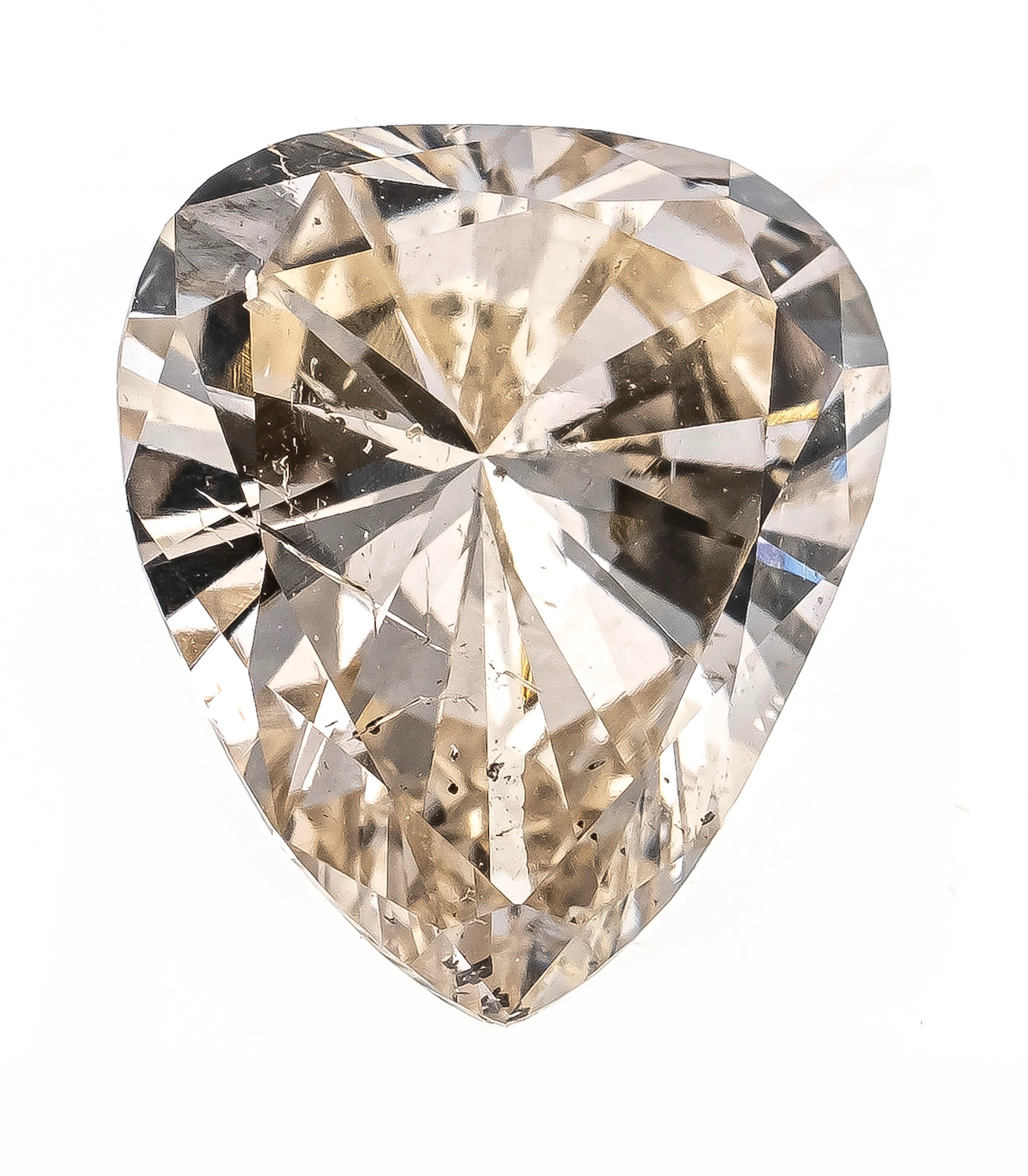 Diamant-Tropfen 1,64 ct getönt (b