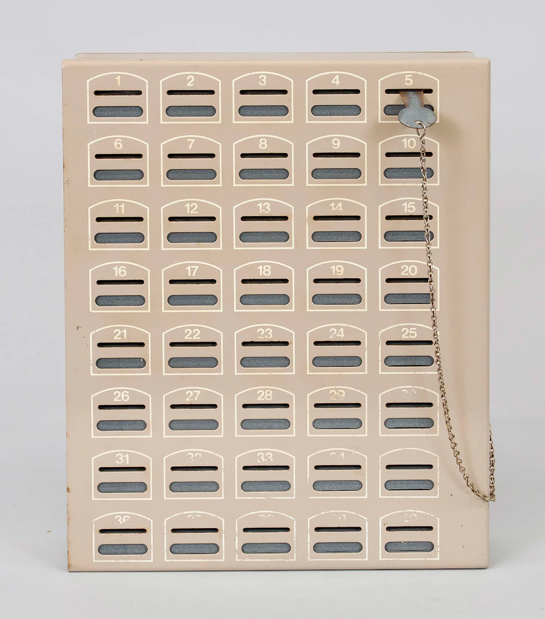 Sparschrank eines Sparvereins, 1.