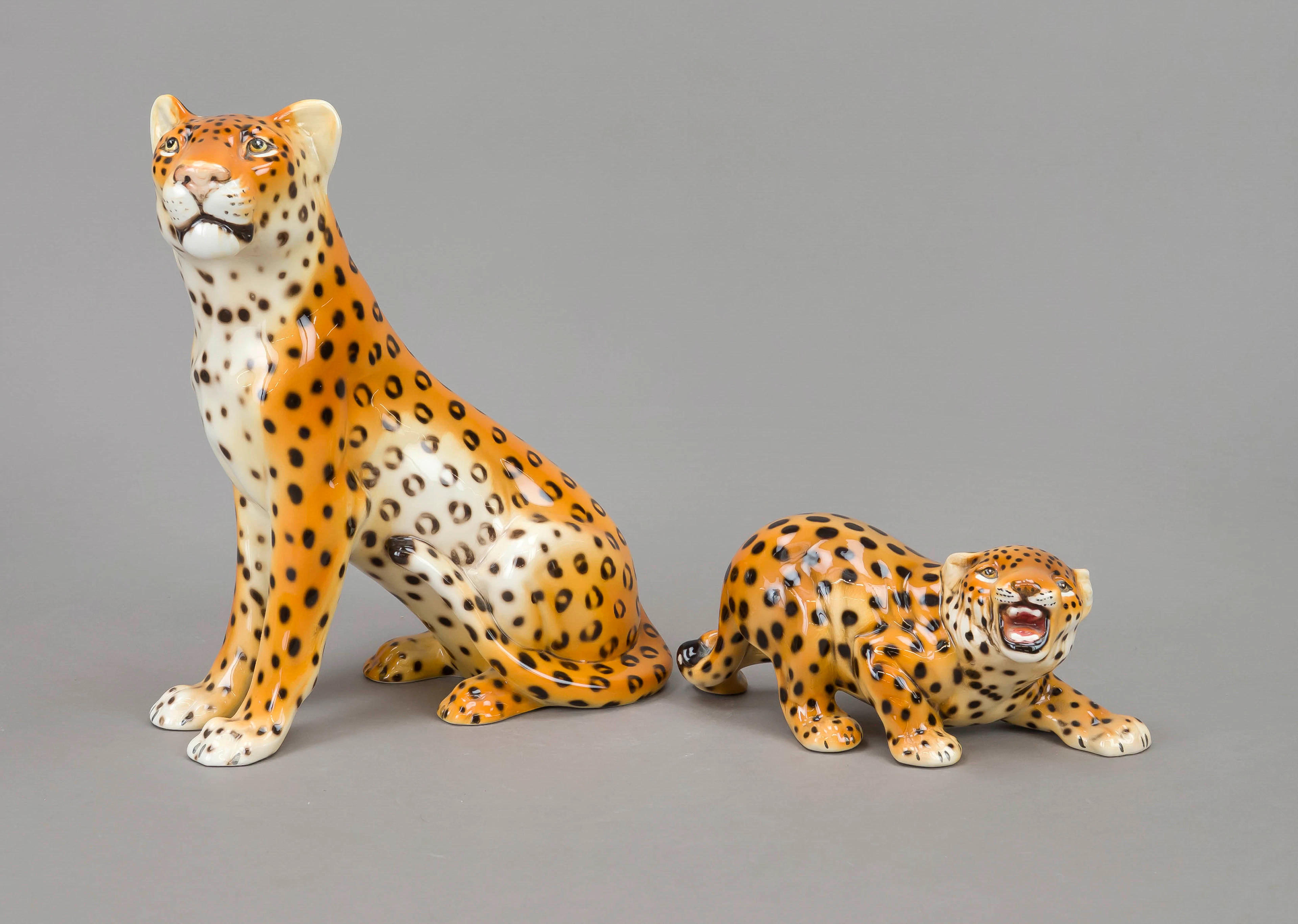 Zwei Leoparden, Monzan, Italien
