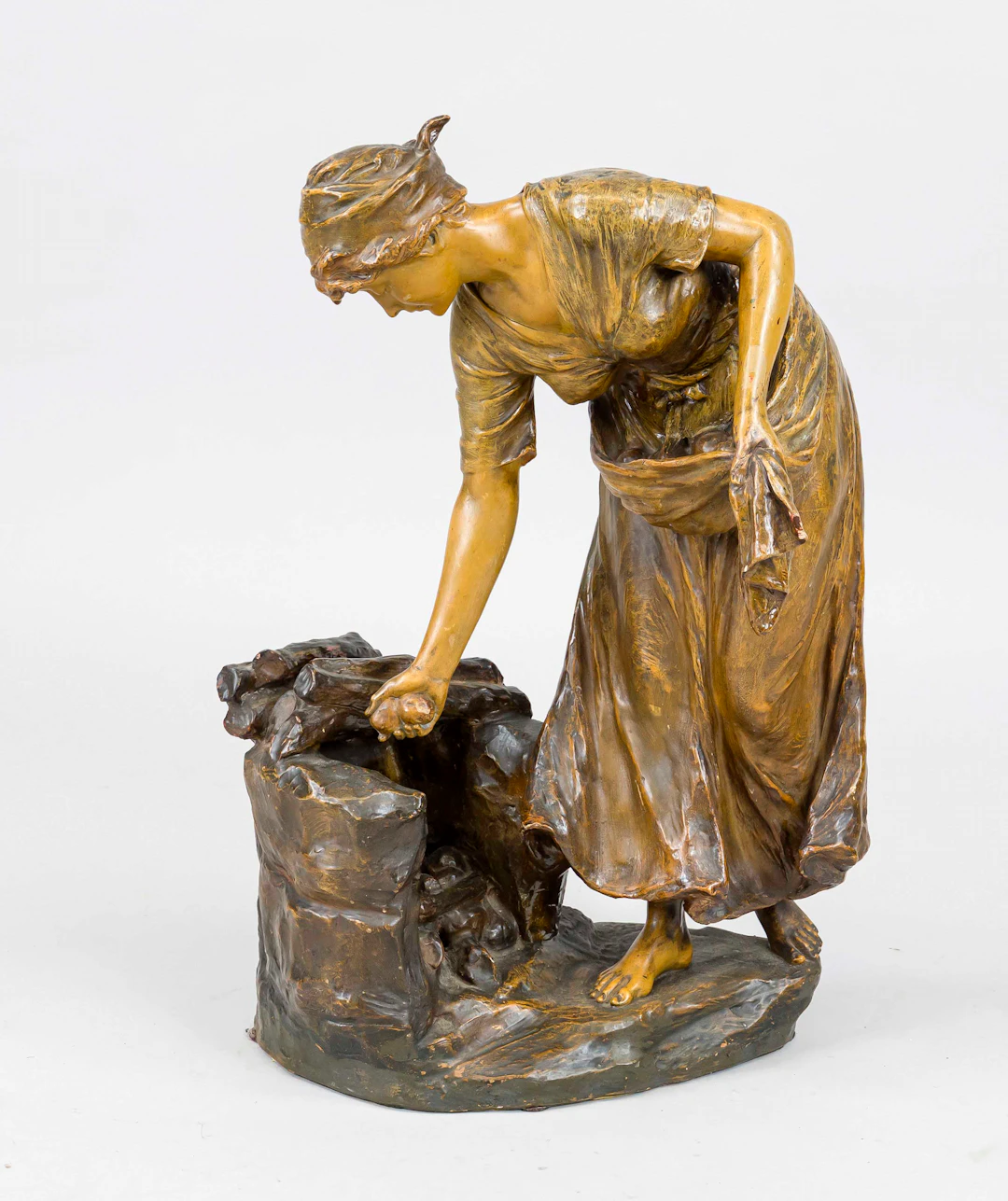 Goldscheider, Wien, um 1900, Wäsc