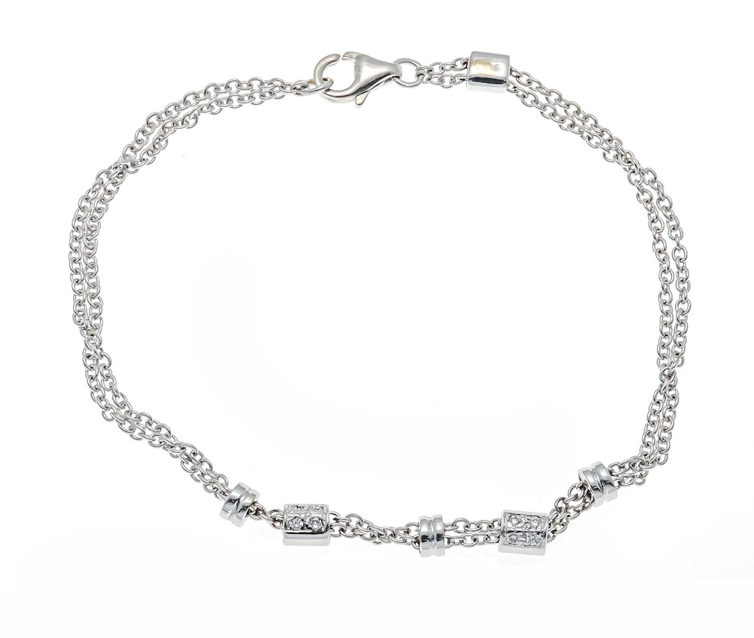 2-reihiges Armband WG 750/000 mit