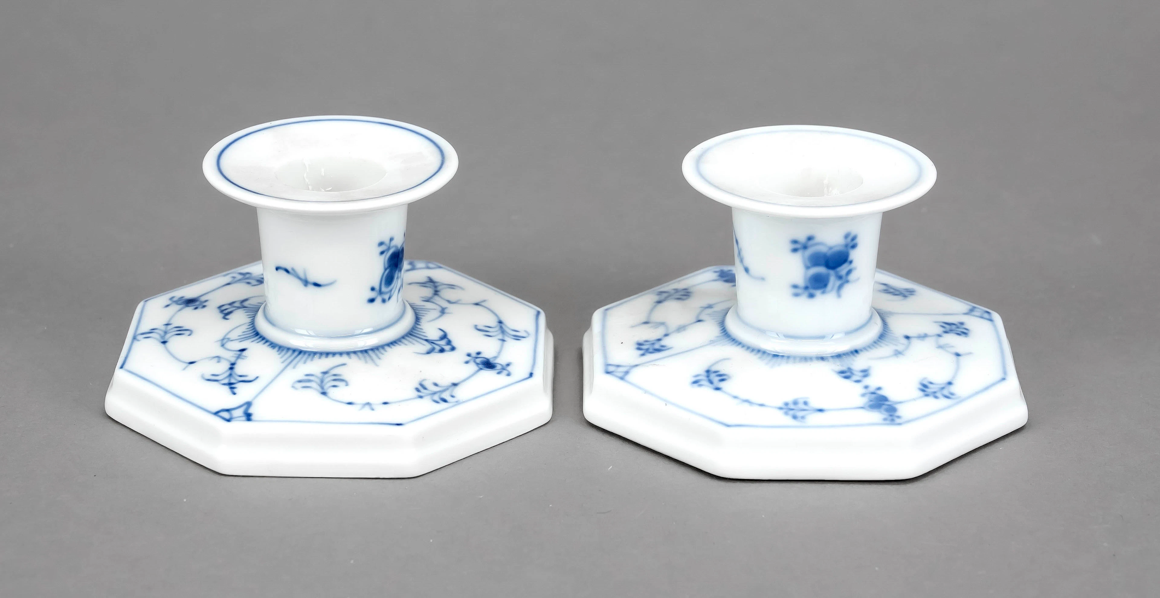 2 Leuchter, Royal Copenhagen, 20.