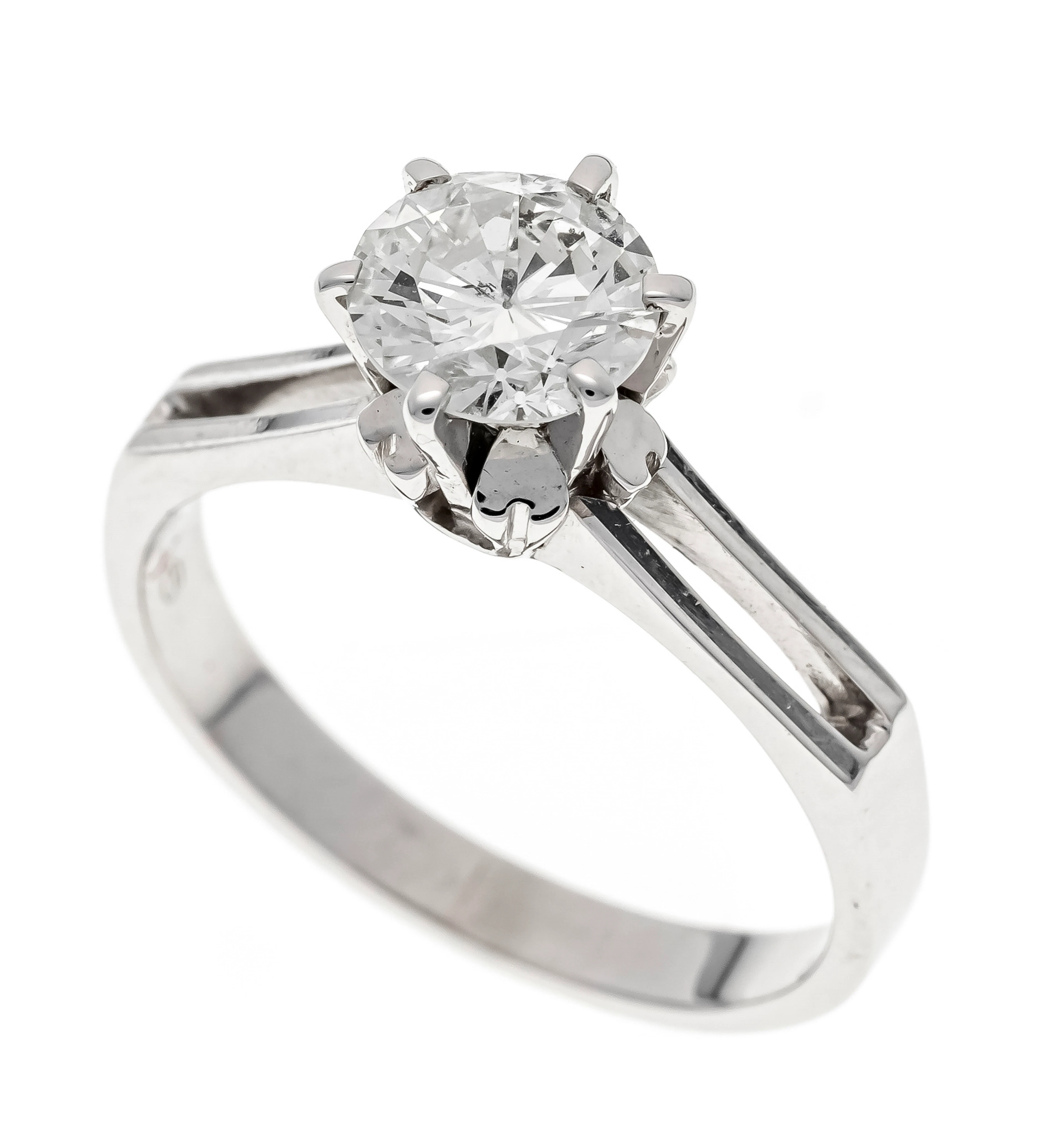 Solitär Altschliff-Diamant-Ring W