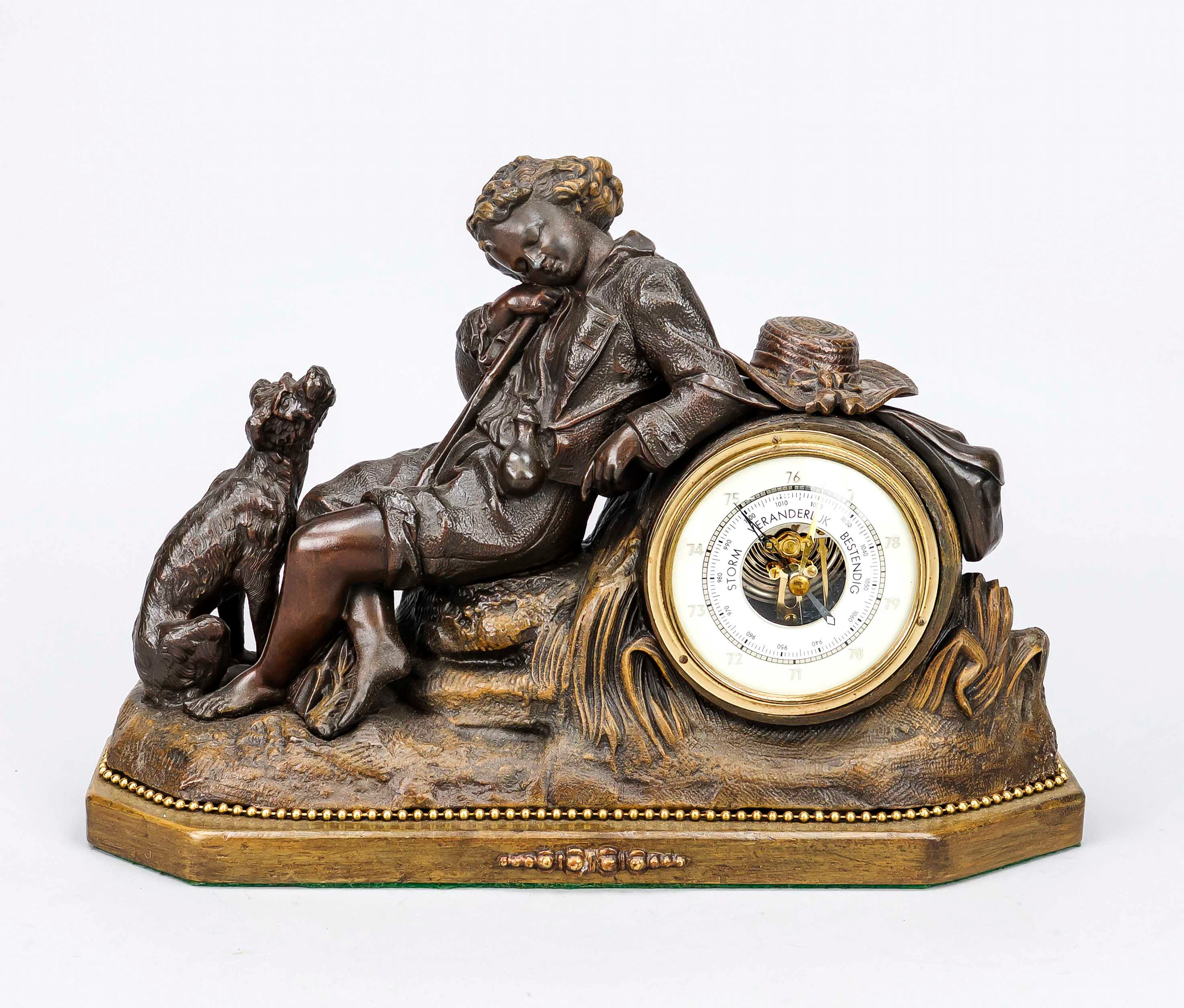 Figürliches Barometer, wohl Ende