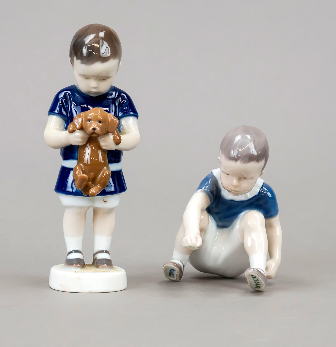 Zwei Kinderfiguren, B&G Kopenhage