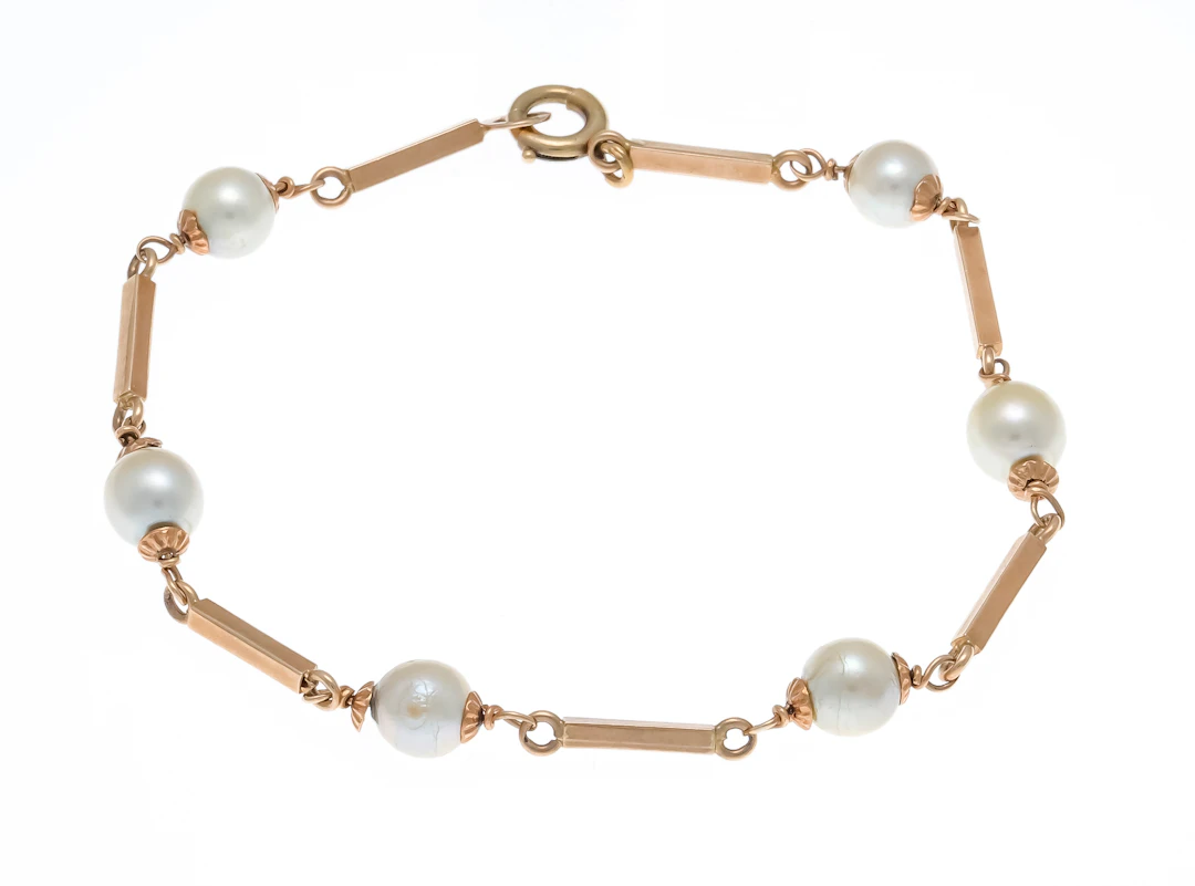 Akoyaperlen Glieder-Armband RG 58