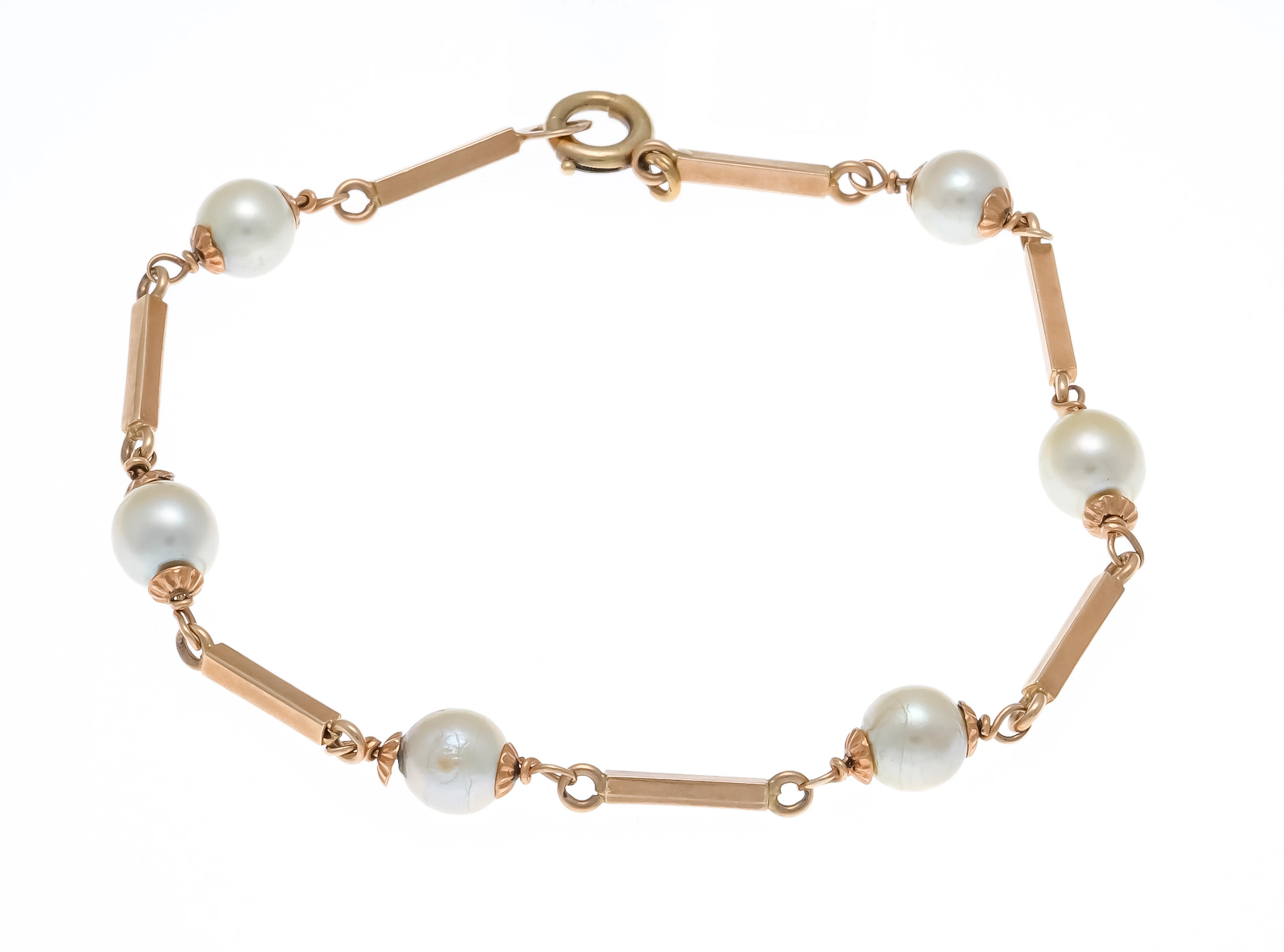 Akoyaperlen Glieder-Armband RG 58