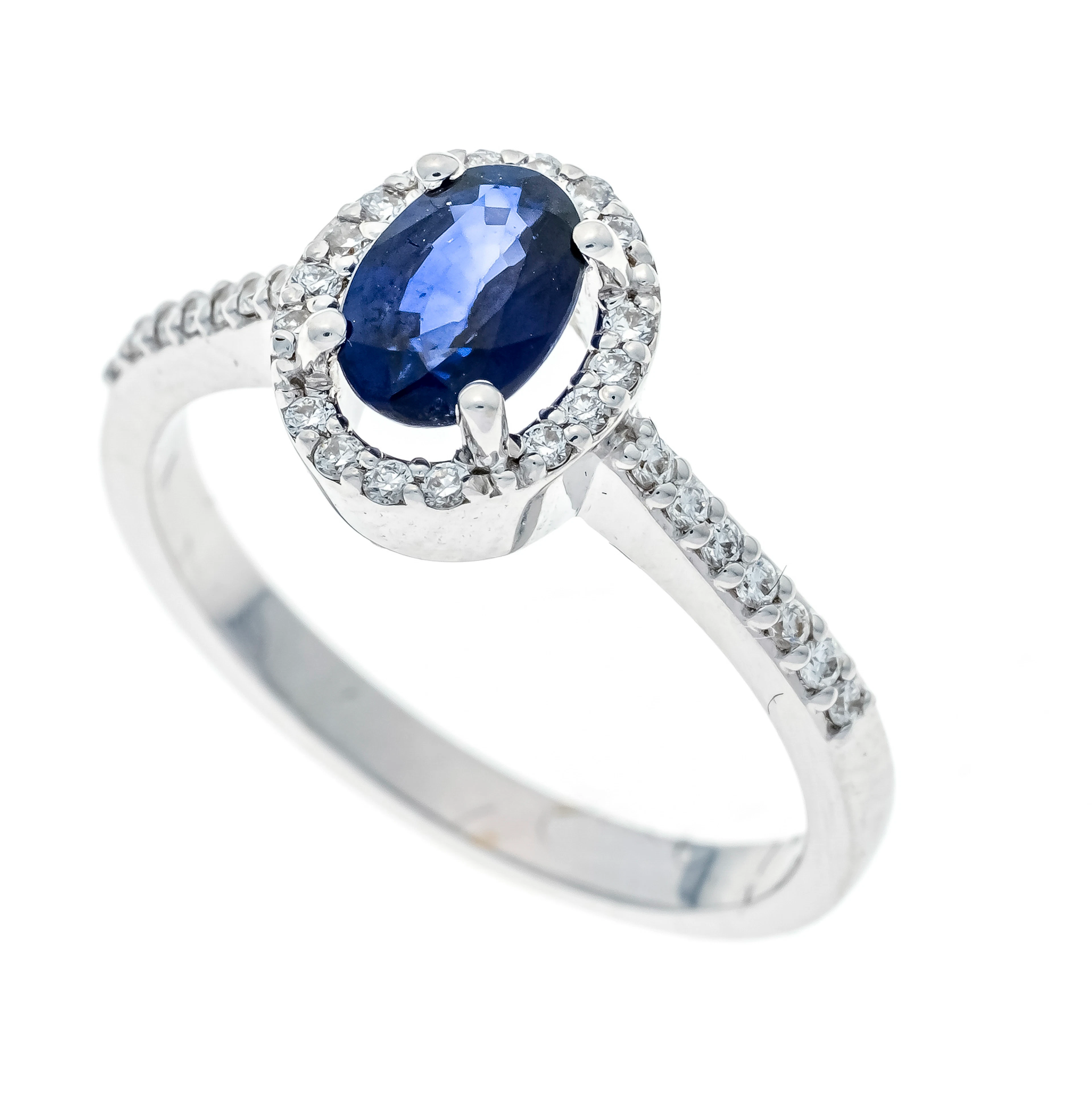 Saphir-Brillant-Ring WG 585/000 m