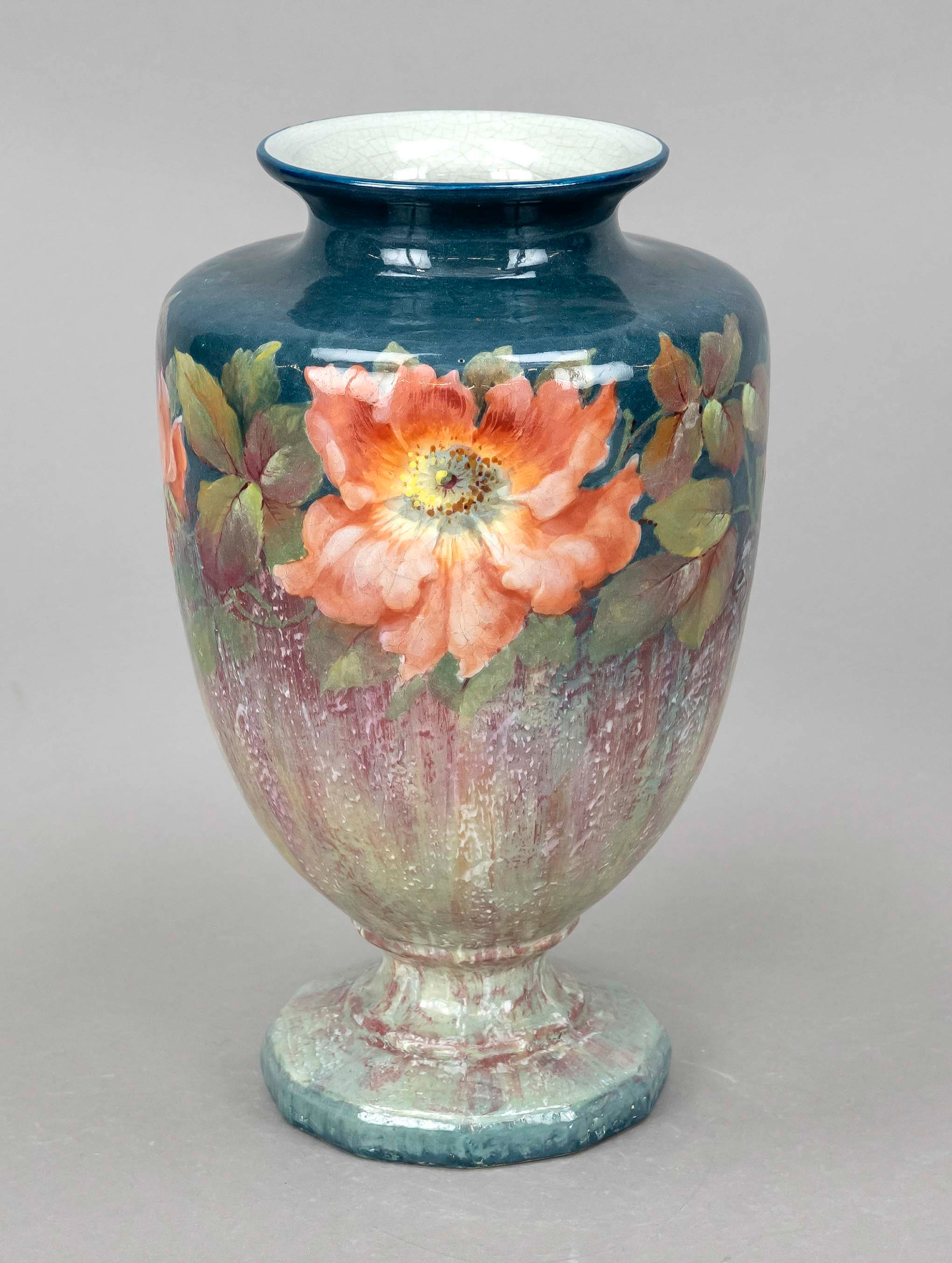 Jugendstil Vase, um 1900, Keramik, c