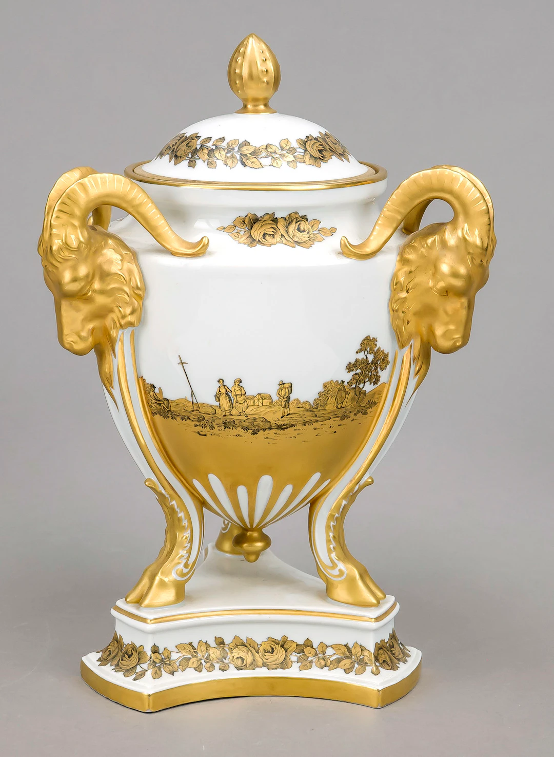 Bockskopfvase, Rosenthal. Marke d
