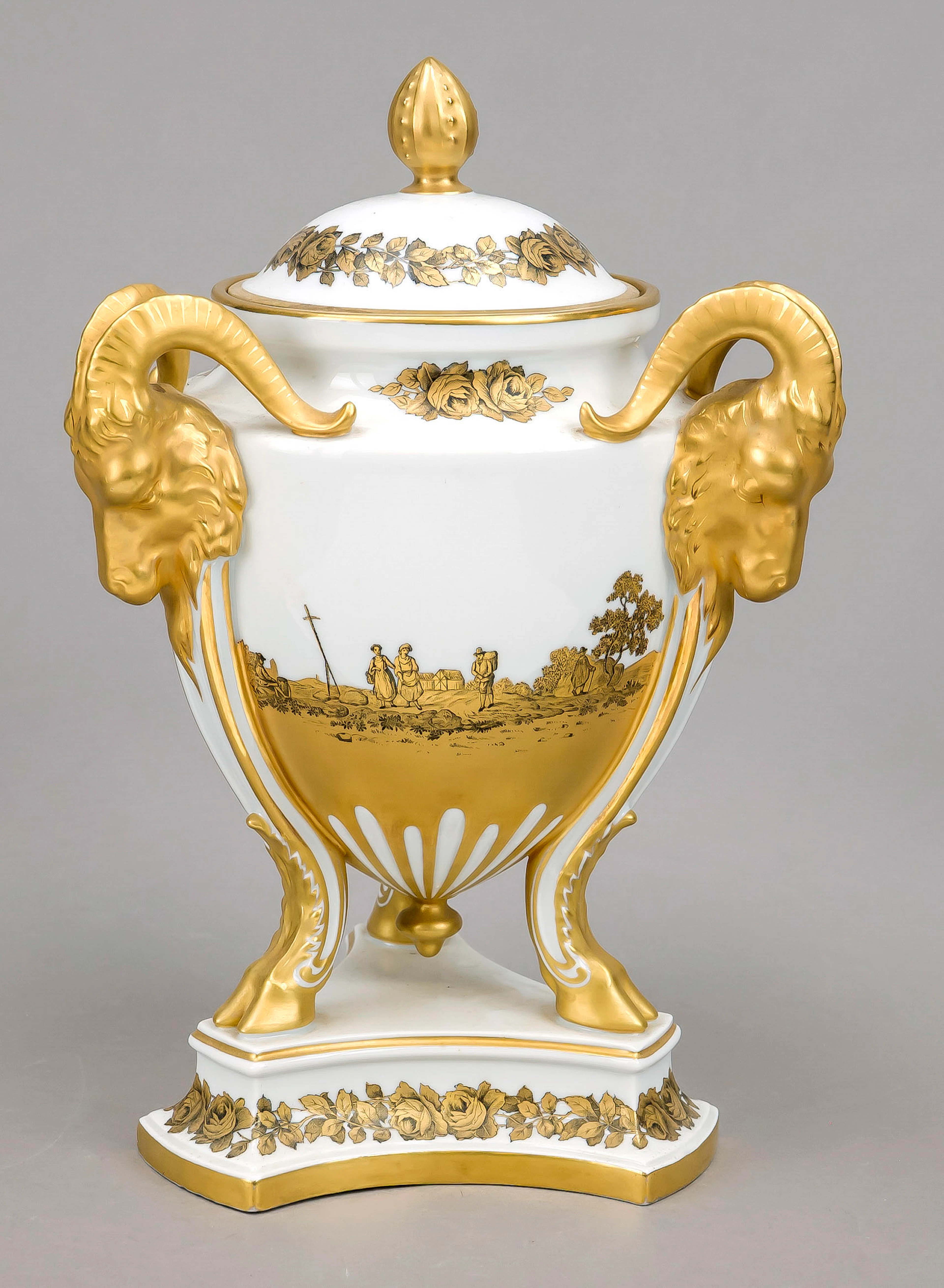 Bockskopfvase, Rosenthal. Marke d
