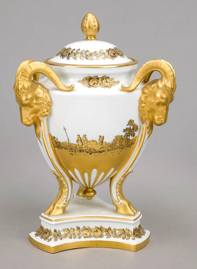 Bockskopfvase, Rosenthal. Marke d