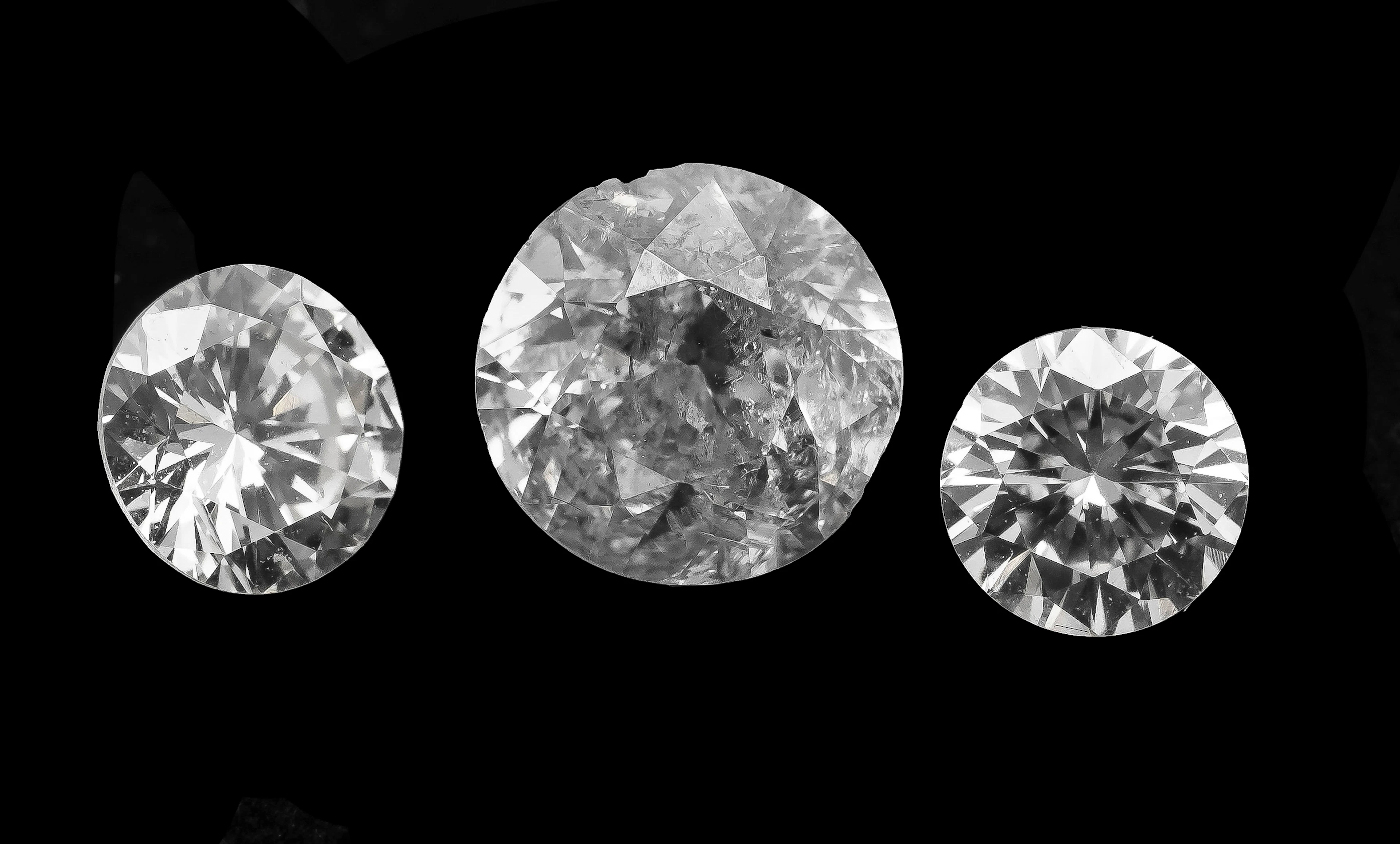 Konvolut 2 Brillanten, 0,49 ct ge