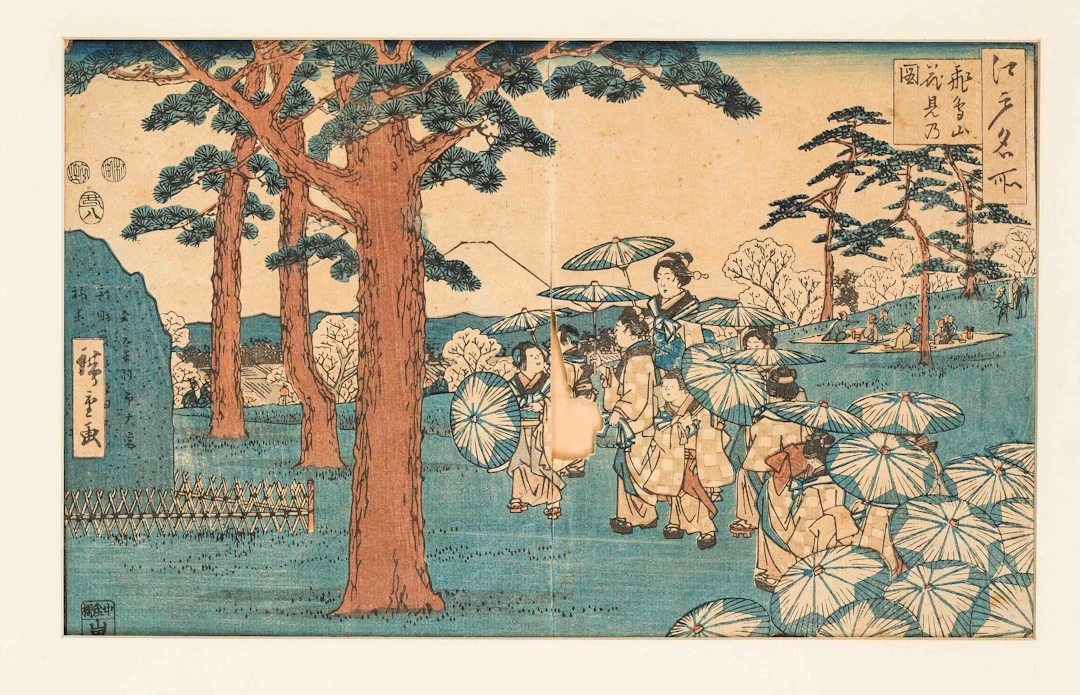 Ukiyo-e Farbholzschnitt Ando Hiro