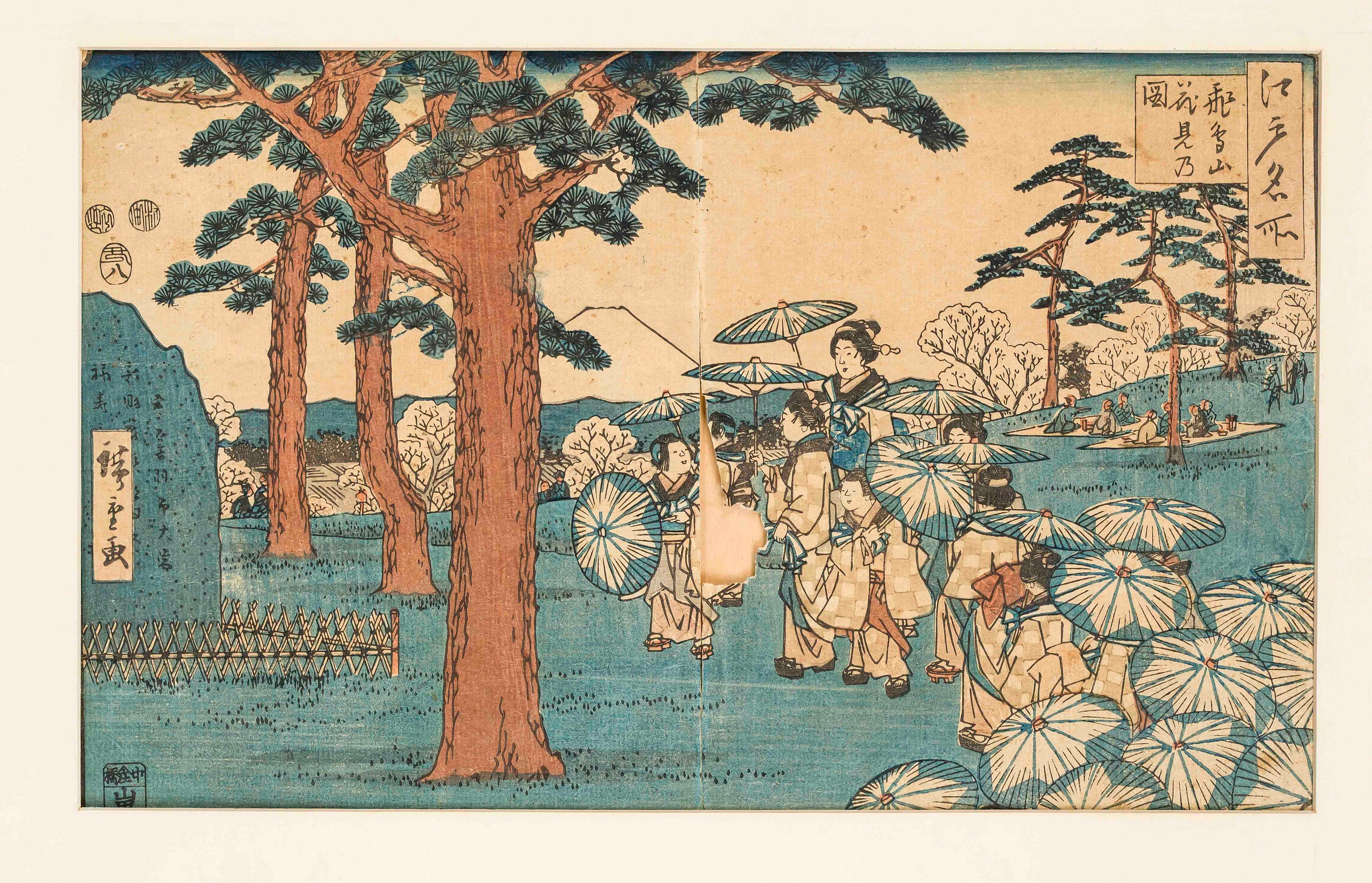 Ukiyo-e Farbholzschnitt Ando Hiro