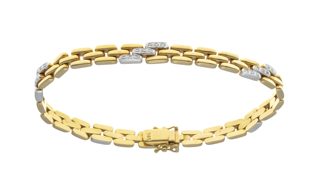 Backstein Glieder-Armband GG/WG 5