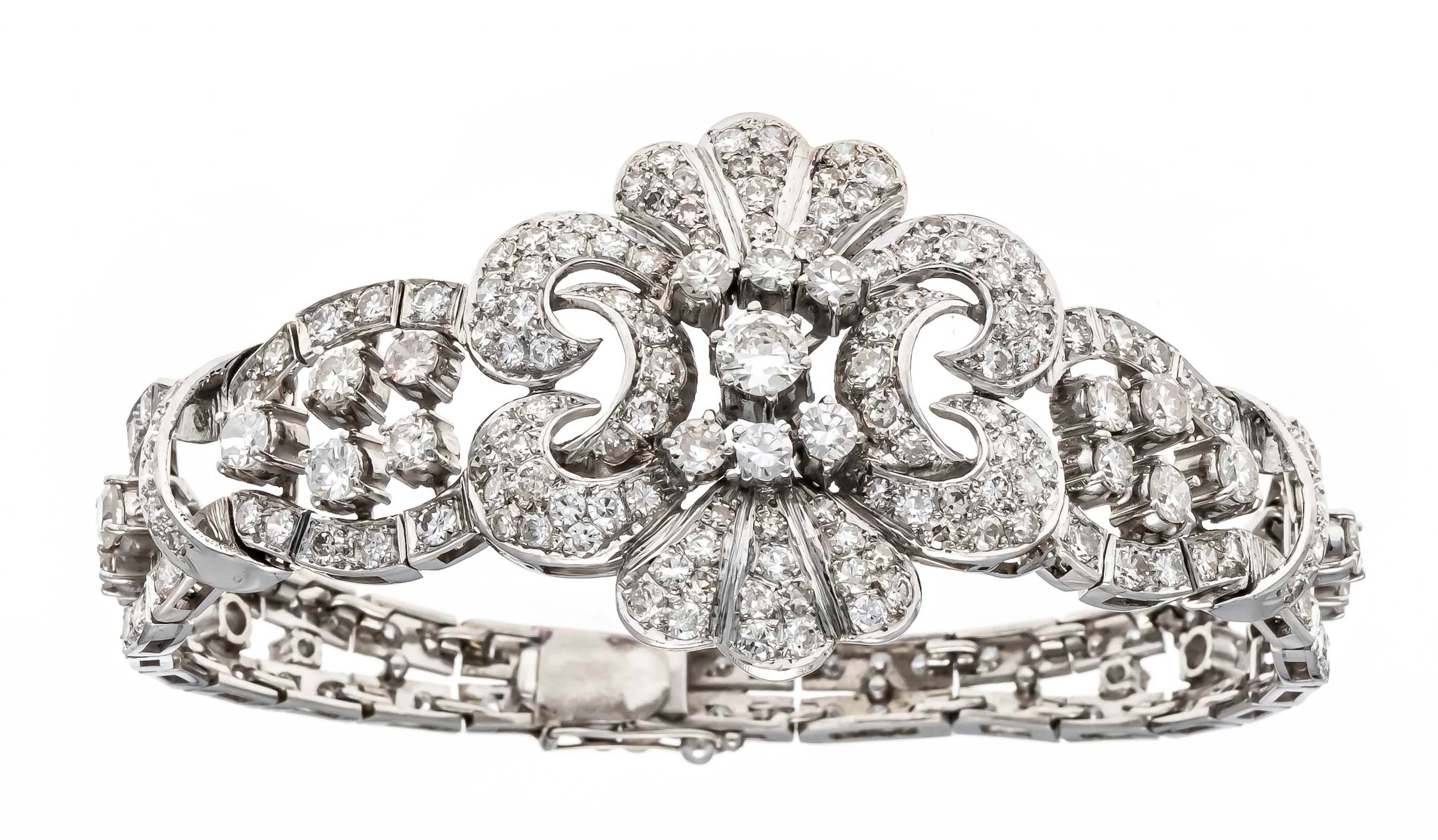 Hochkarätiges Brillant-Armband Plati