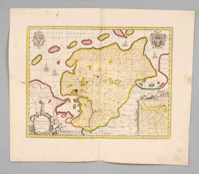 Historische Karte von Ostfrieslan