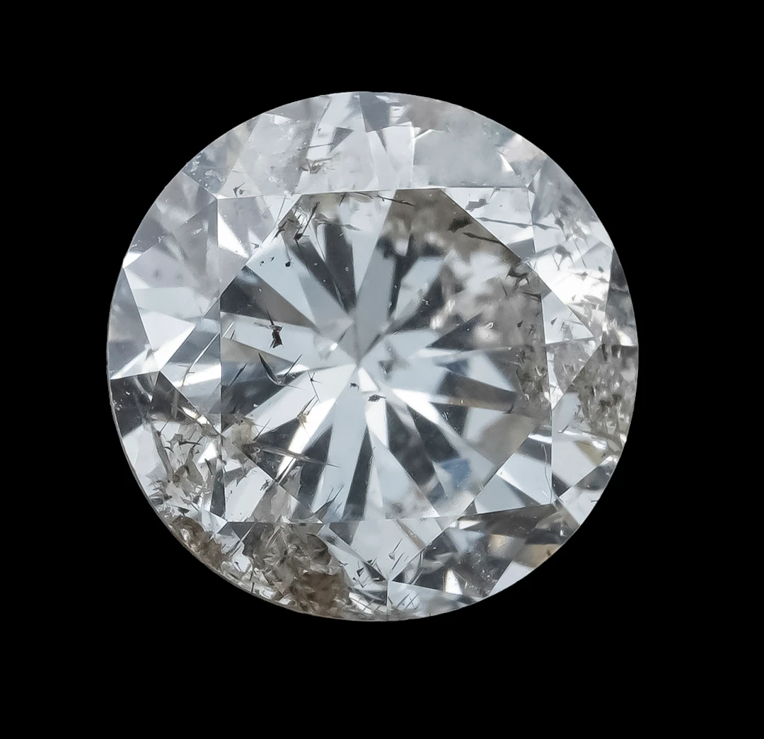Brillant 1,48 ct get./PI2, Maße 6
