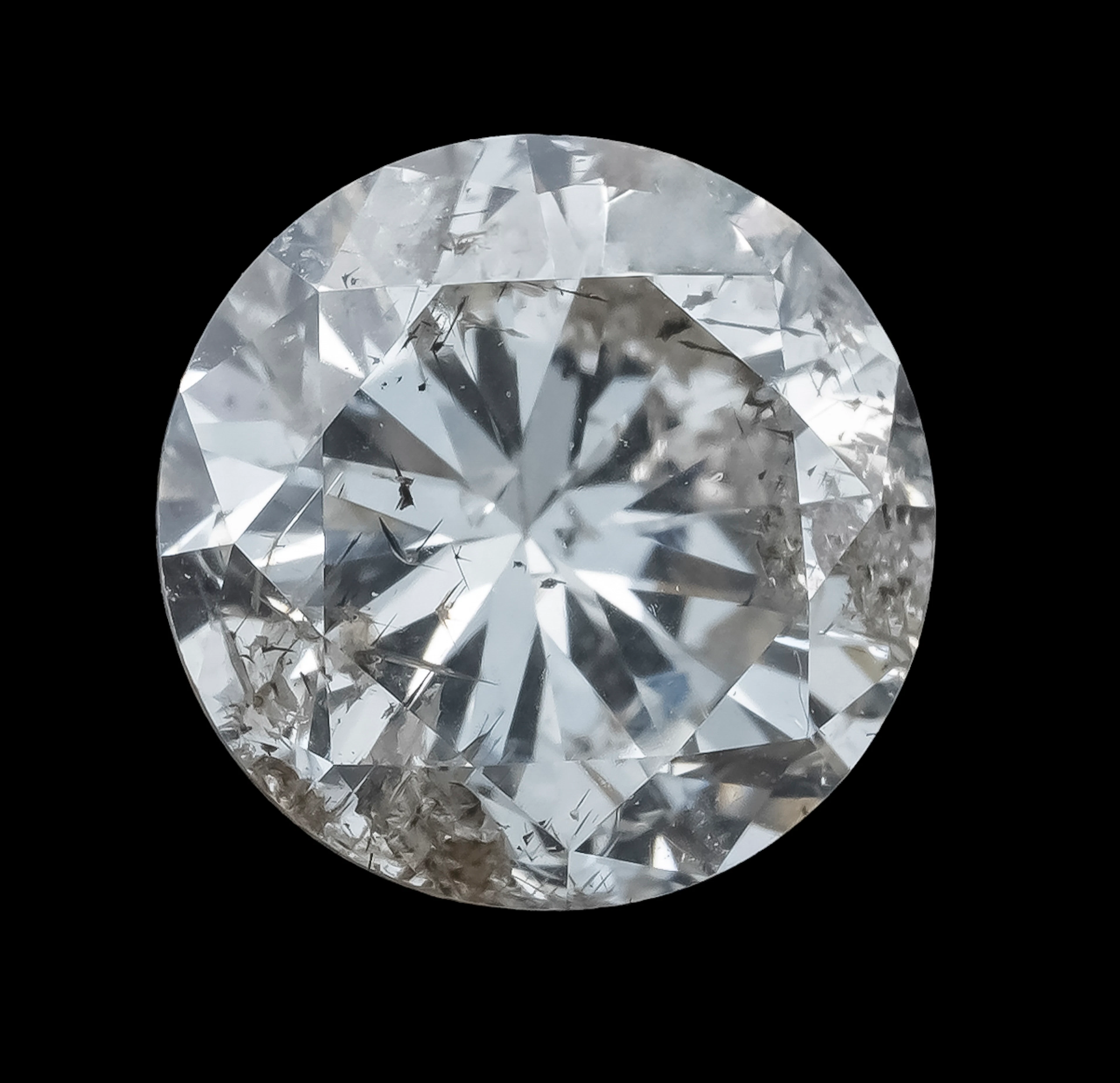 Brillant 1,48 ct get./PI2, Maße 6