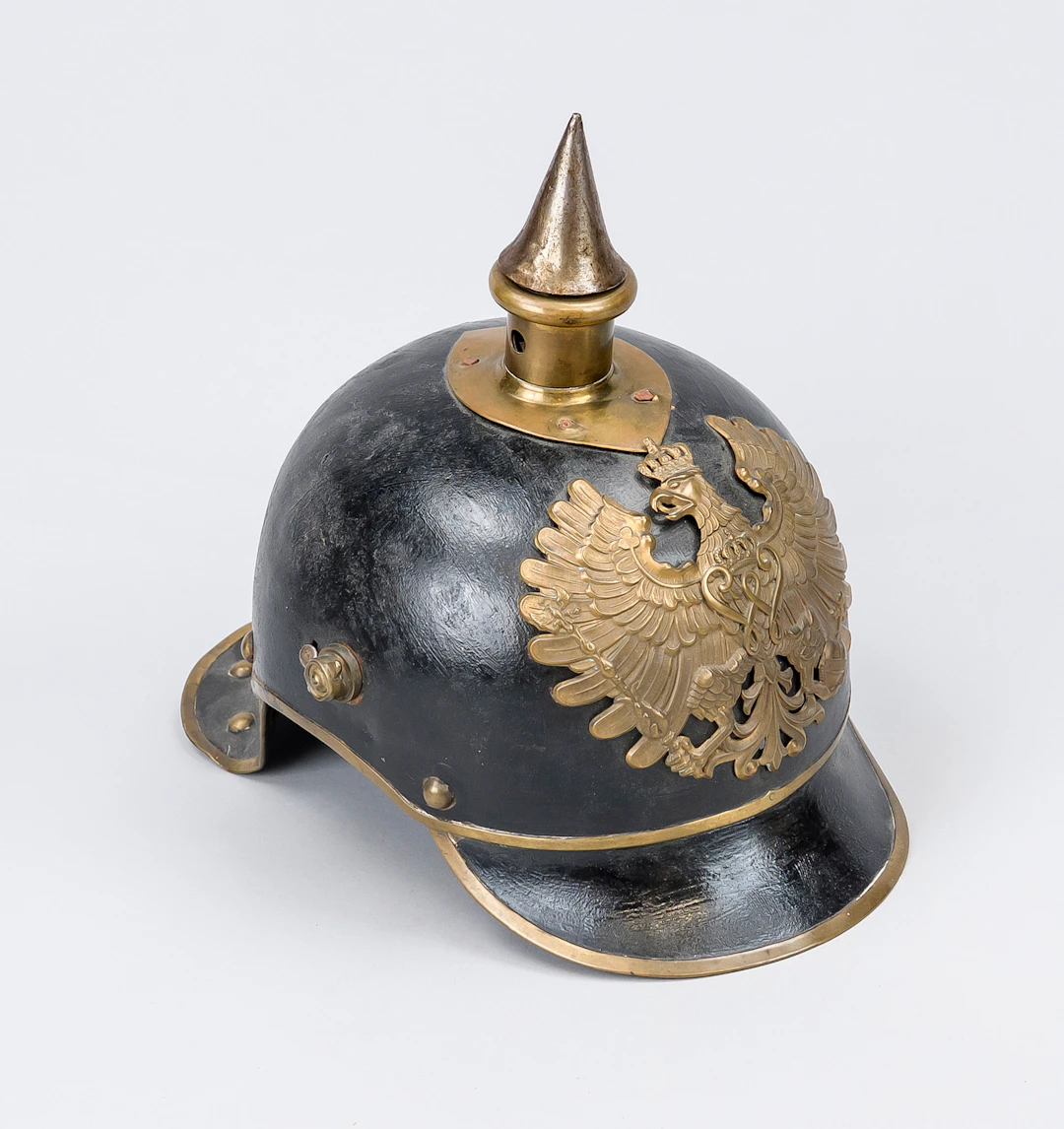 Pickelhaube, Preußen um 1900, Eis