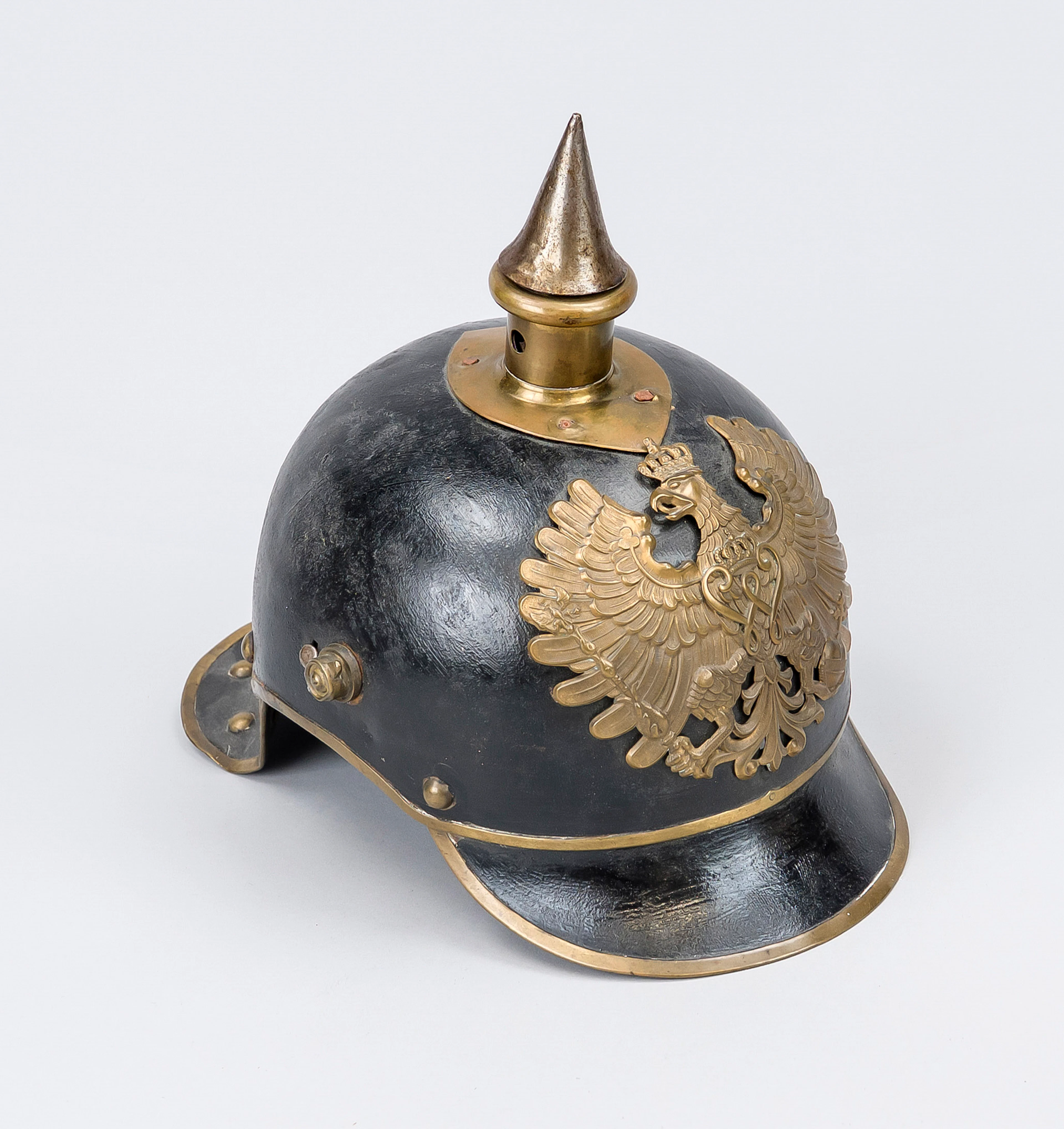 Pickelhaube, Preußen um 1900, Eis